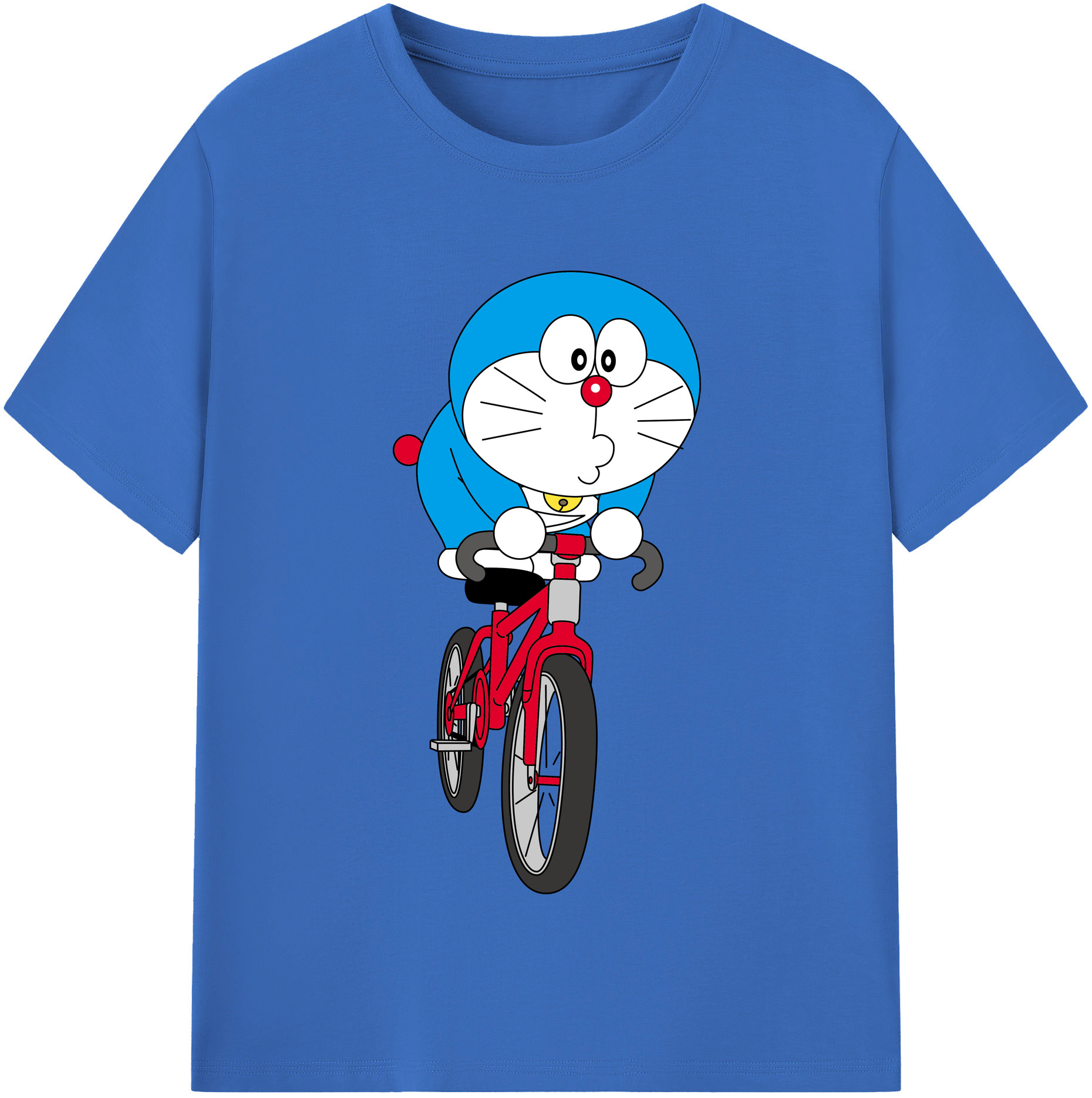 （画像用） ドラえもん Doraemon 綿100％半袖Tシャツ（フロントプリント）