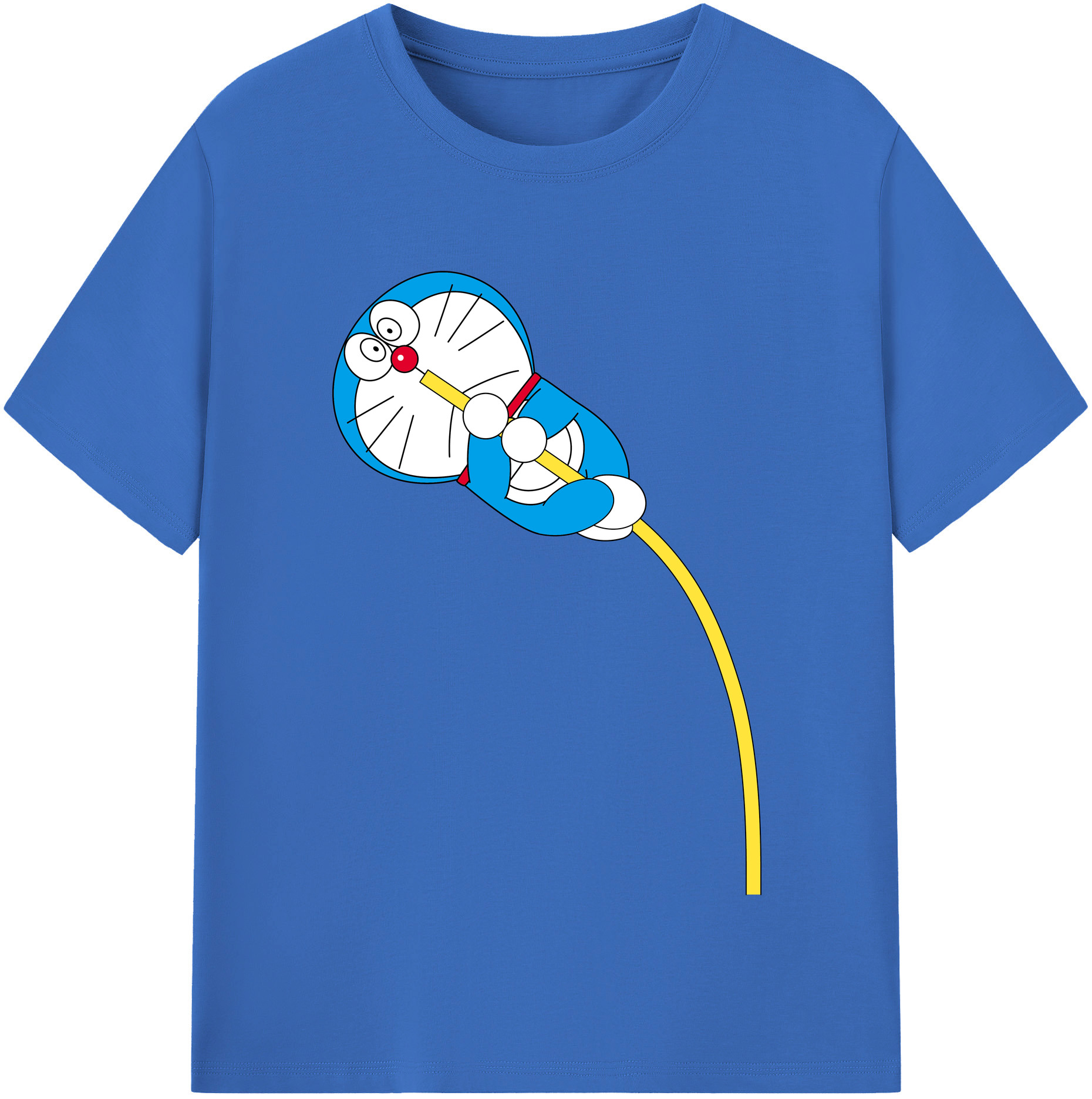 （画像用） ドラえもん Doraemon 綿100％半袖Tシャツ（フロントプリント）