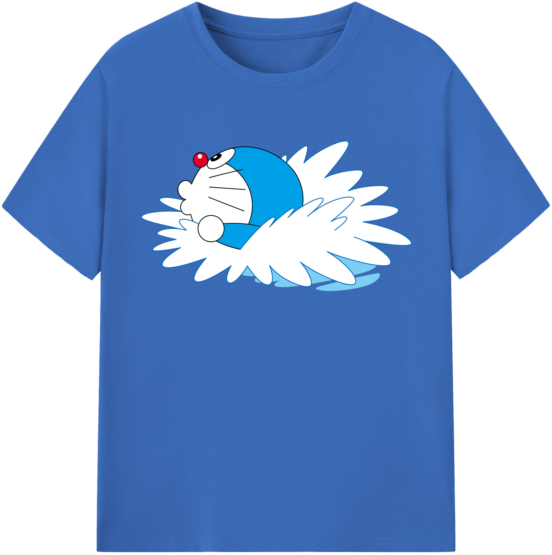 （画像用） ドラえもん Doraemon 綿100％半袖Tシャツ（フロントプリント）