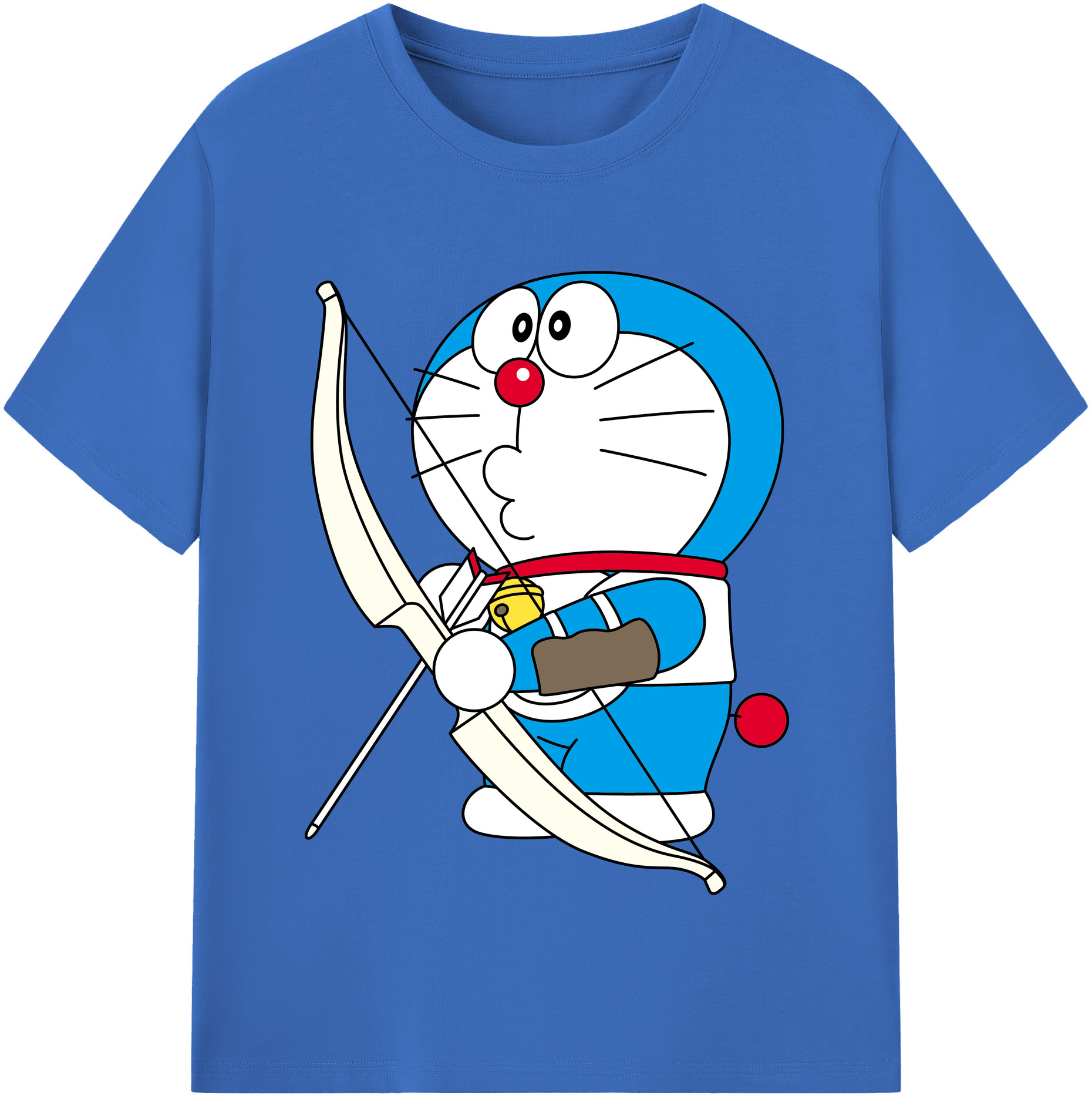 （画像用） ドラえもん Doraemon 綿100％半袖Tシャツ（フロントプリント）