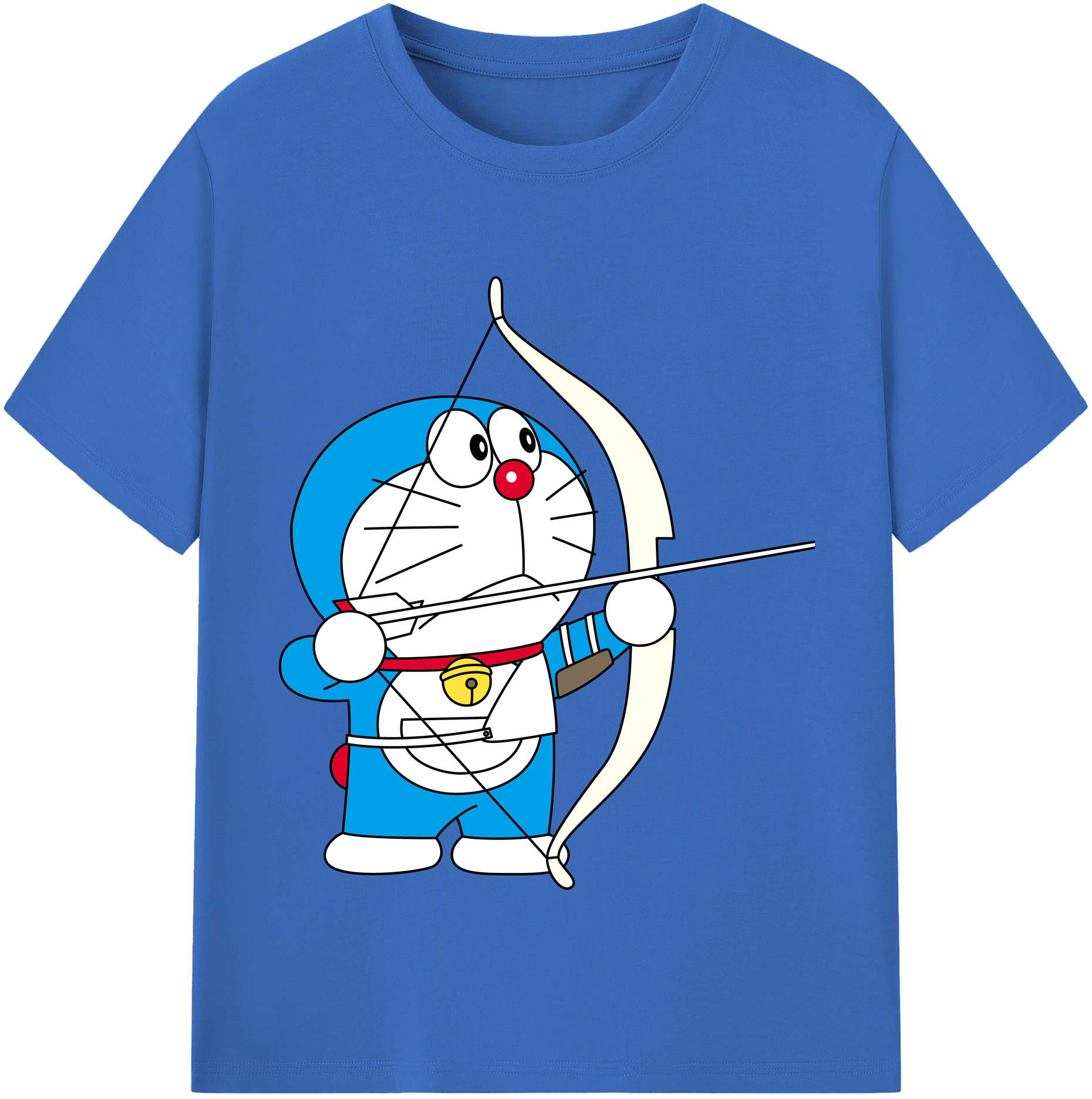（画像用） ドラえもん Doraemon 綿100％半袖Tシャツ（フロントプリント）