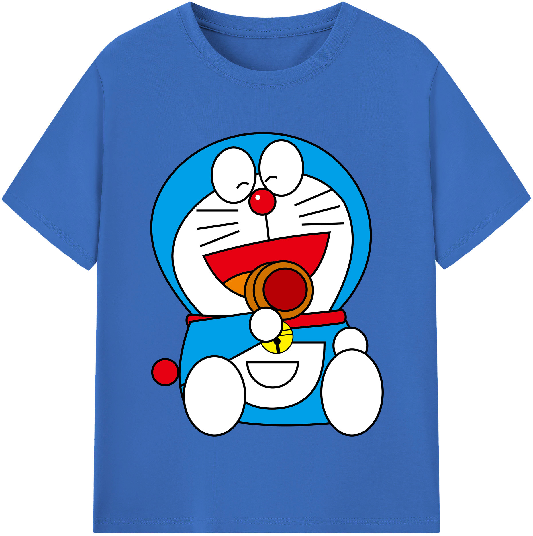 （画像用） ドラえもん Doraemon 綿100％半袖Tシャツ（フロントプリント）