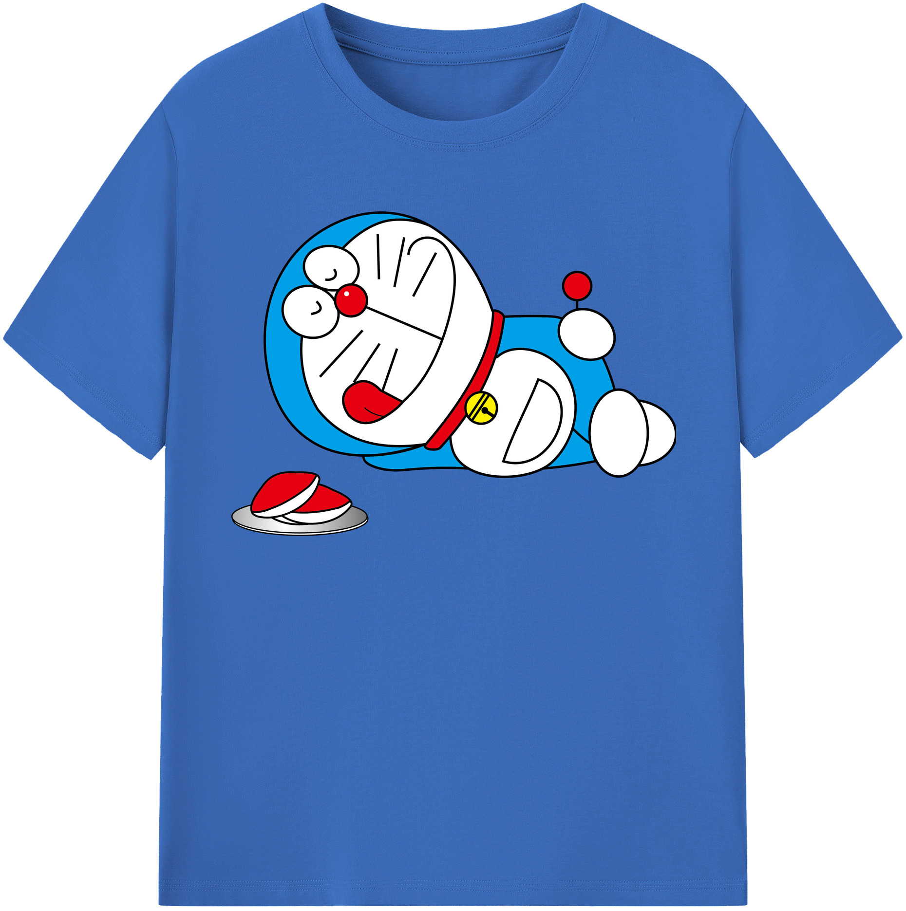 （画像用） ドラえもん Doraemon 綿100％半袖Tシャツ（フロントプリント）