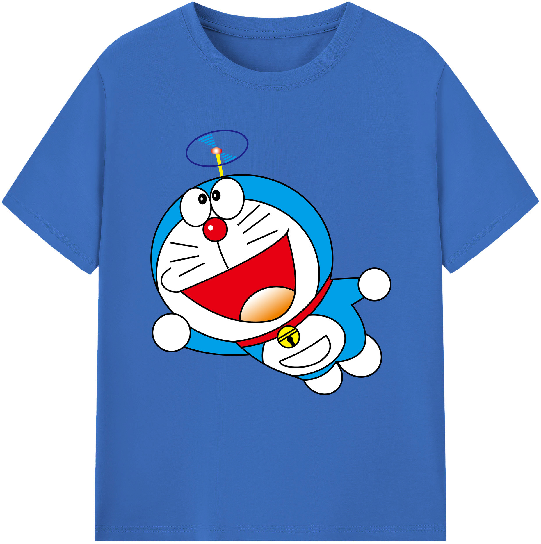 （画像用） ドラえもん Doraemon 綿100％半袖Tシャツ（フロントプリント）