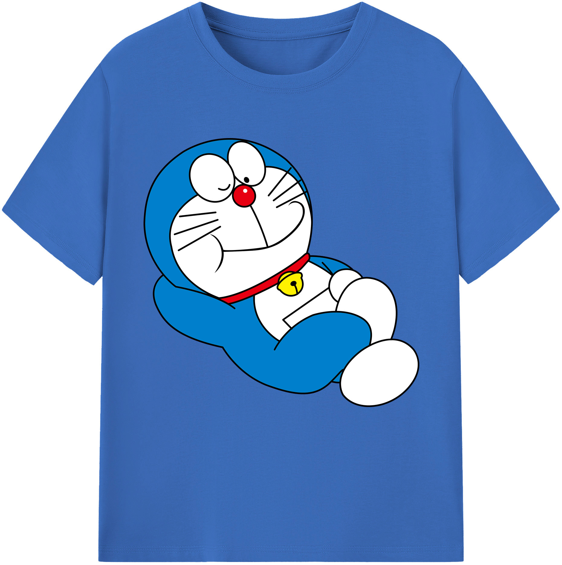 （画像用） ドラえもん Doraemon 綿100％半袖Tシャツ（フロントプリント）