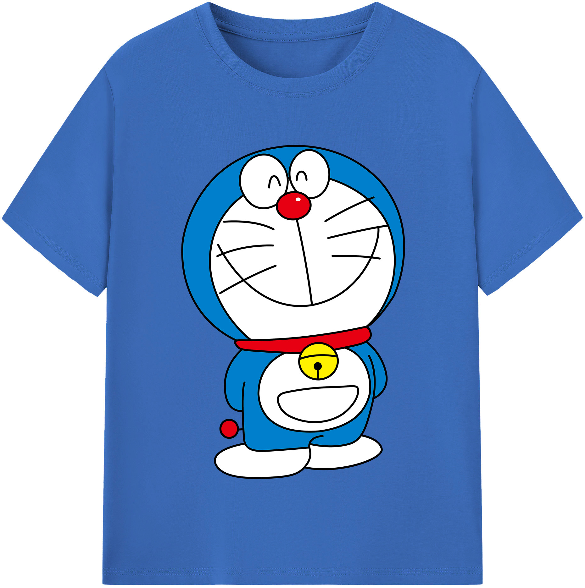 （画像用） ドラえもん Doraemon 綿100％半袖Tシャツ（フロントプリント）