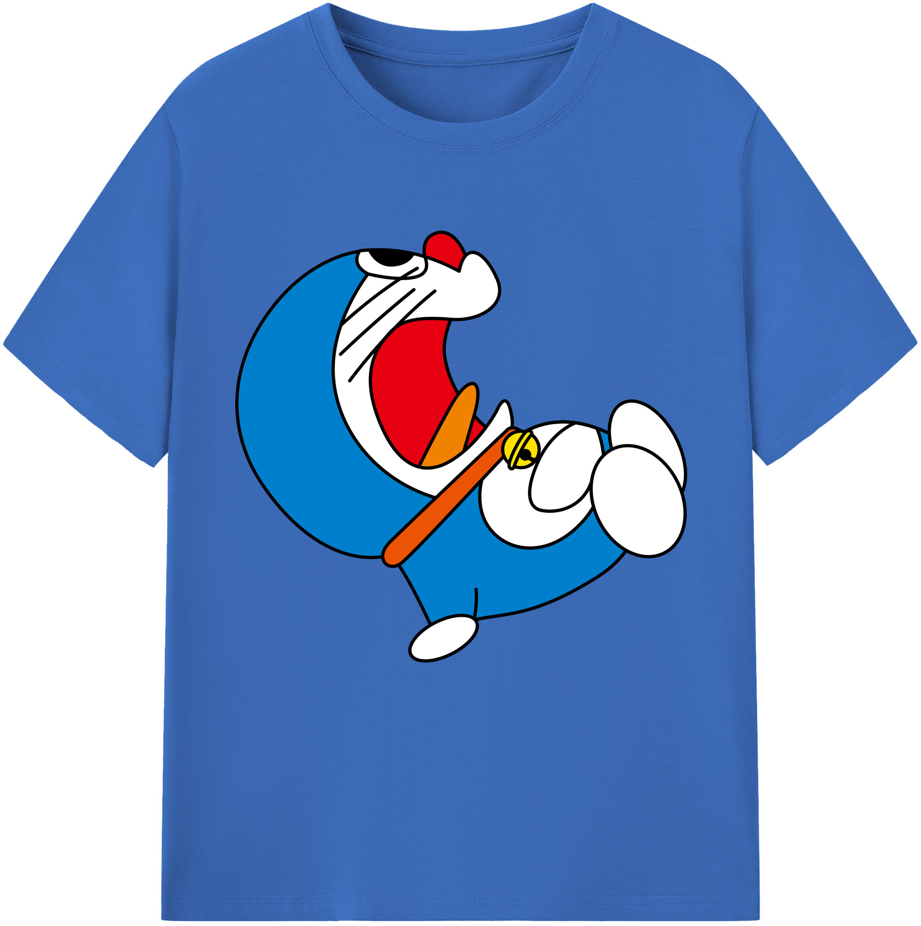 （画像用） ドラえもん Doraemon 綿100％半袖Tシャツ（フロントプリント）