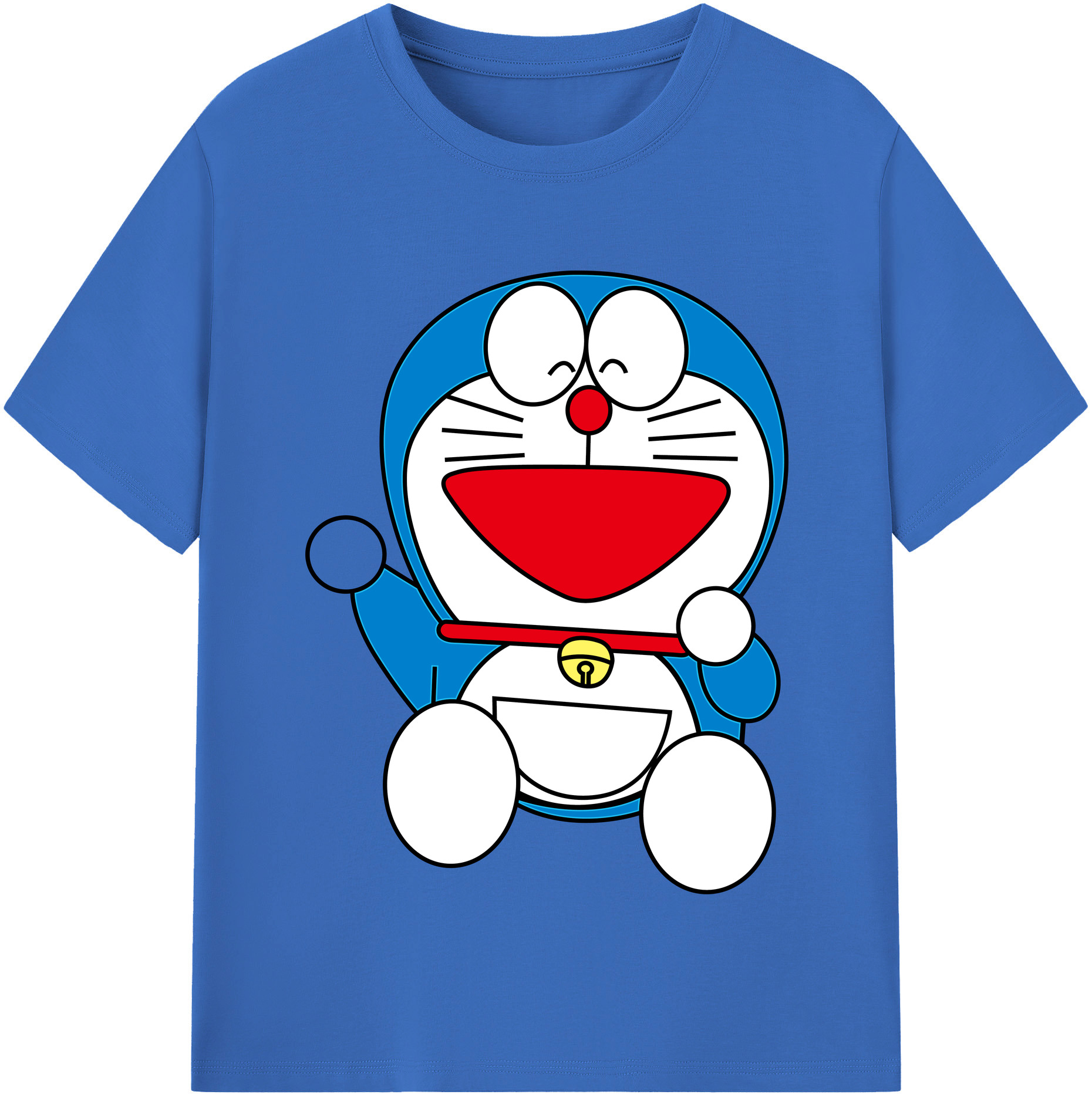 （画像用） ドラえもん Doraemon 綿100％半袖Tシャツ（フロントプリント）