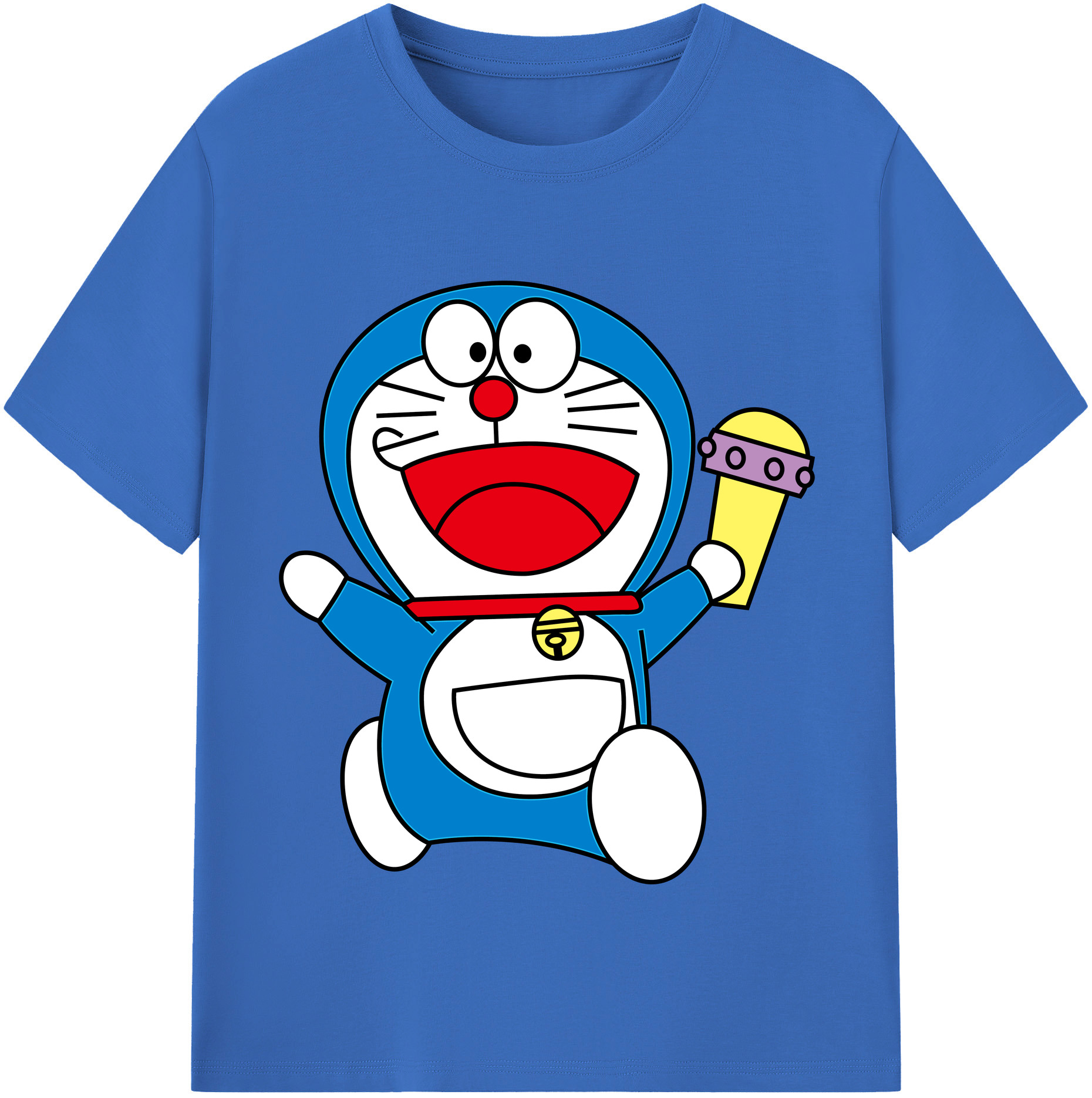 （画像用） ドラえもん Doraemon 綿100％半袖Tシャツ（フロントプリント）