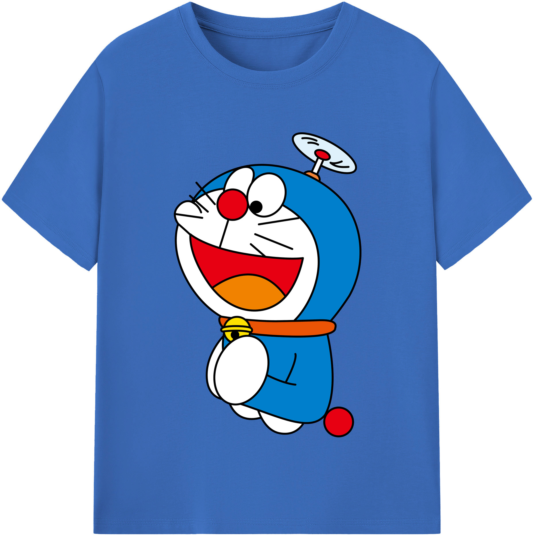 （画像用） ドラえもん Doraemon 綿100％半袖Tシャツ（フロントプリント）