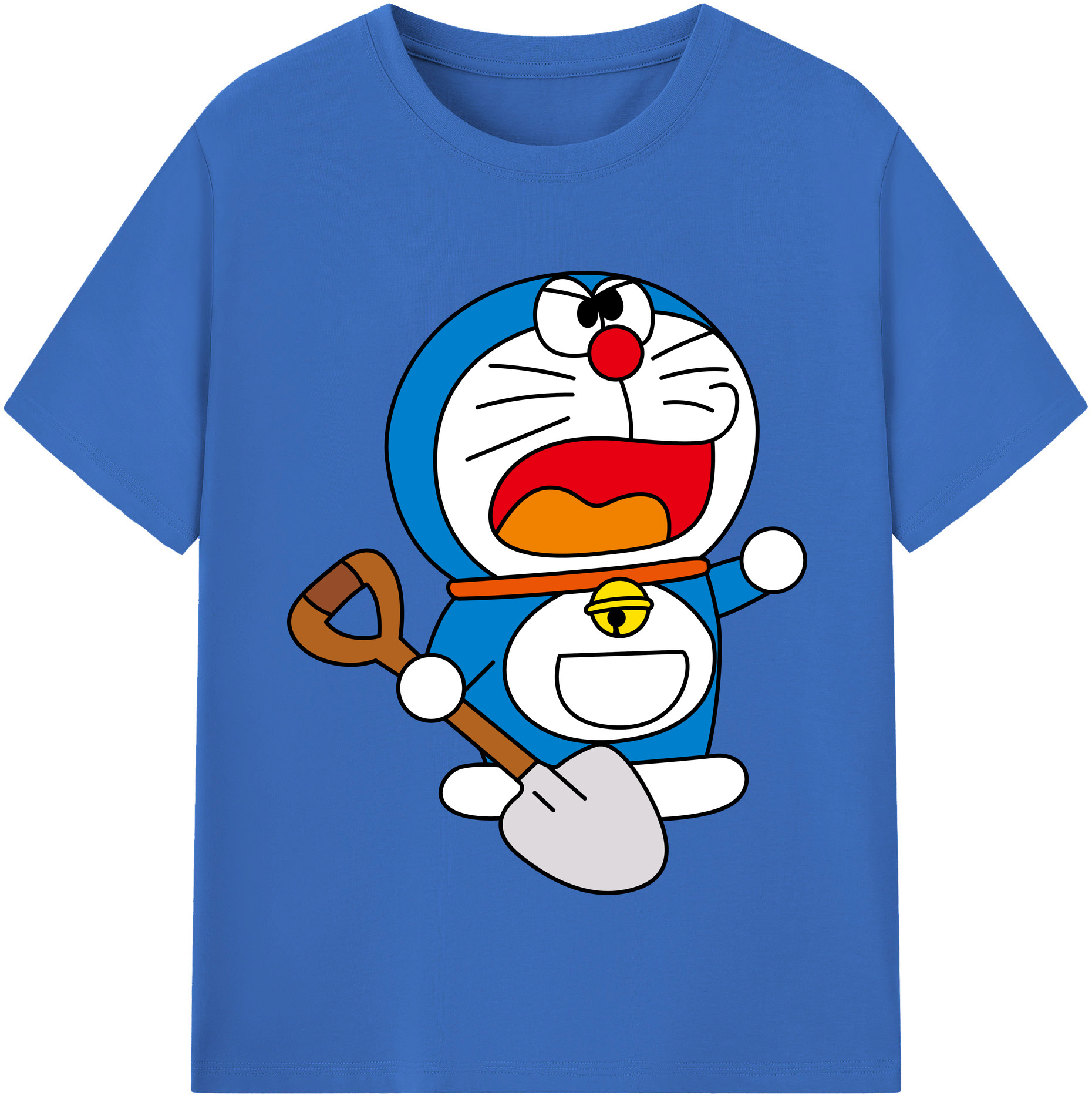 （画像用） ドラえもん Doraemon 綿100％半袖Tシャツ（フロントプリント）