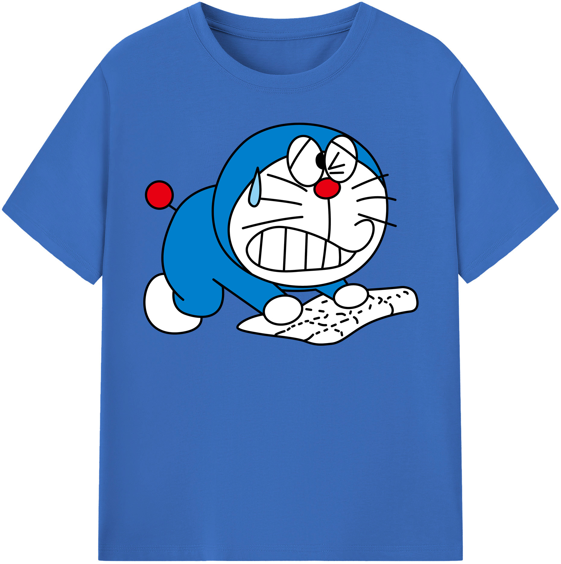 （画像用） ドラえもん Doraemon 綿100％半袖Tシャツ（フロントプリント）