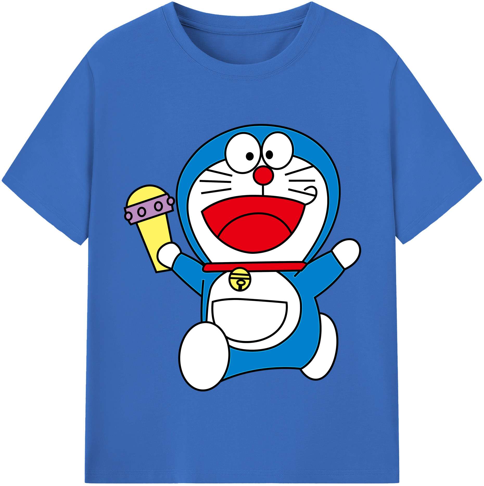 （画像用） ドラえもん Doraemon 綿100％半袖Tシャツ（フロントプリント）