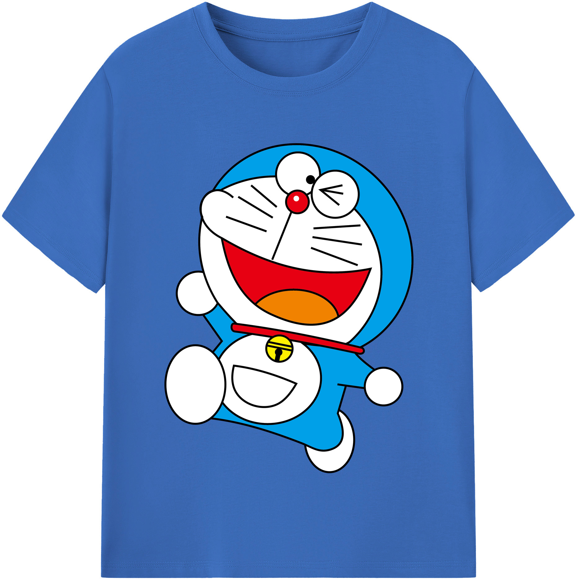 （画像用） ドラえもん Doraemon 綿100％半袖Tシャツ（フロントプリント）