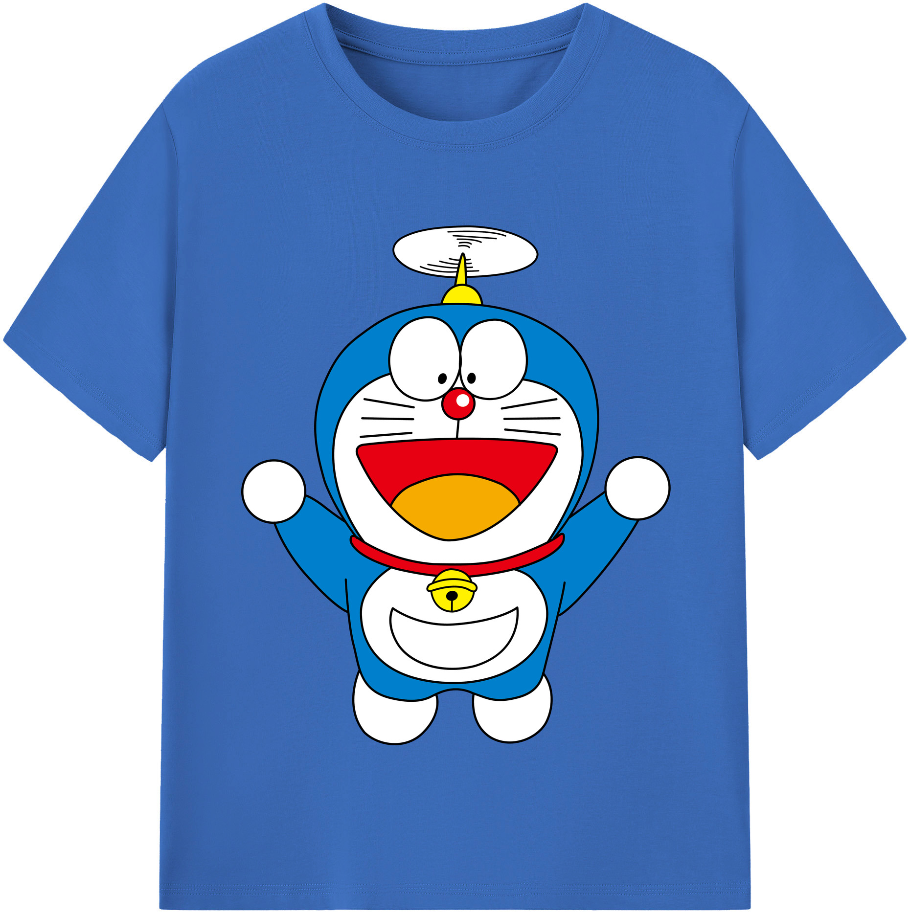 （画像用） ドラえもん Doraemon 綿100％半袖Tシャツ（フロントプリント）