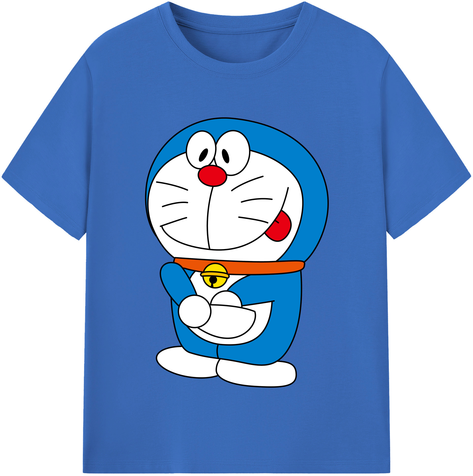 （画像用） ドラえもん Doraemon 綿100％半袖Tシャツ（フロントプリント）