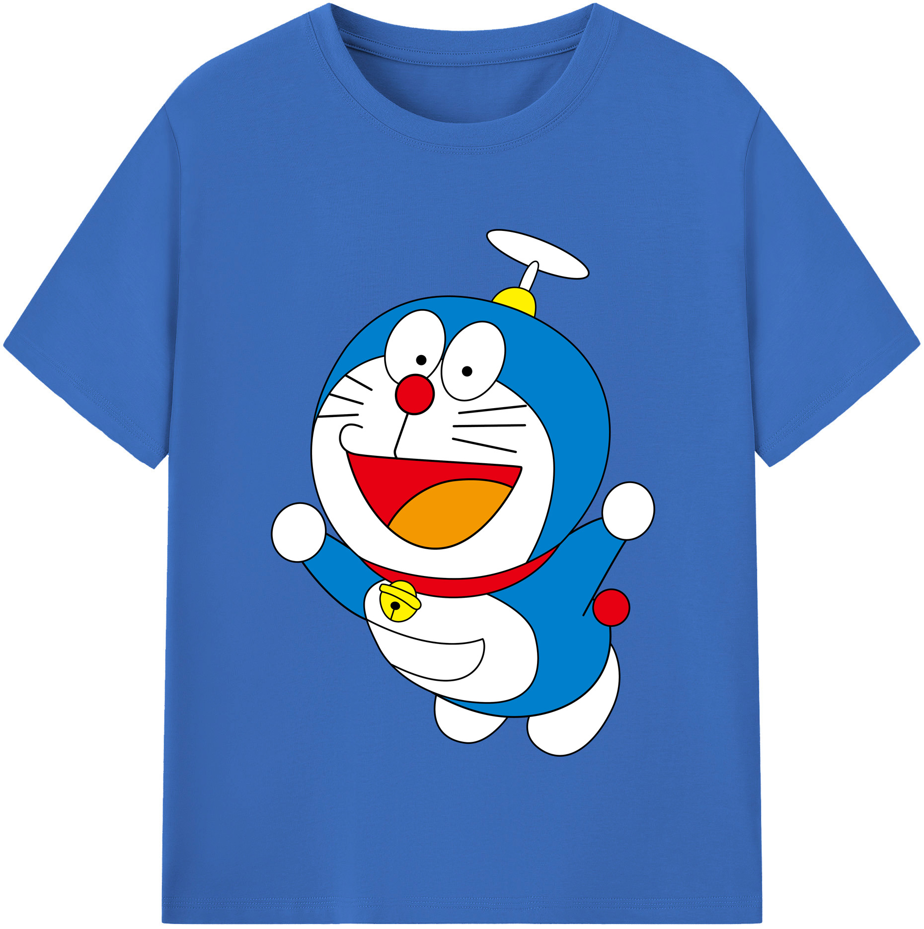 （画像用） ドラえもん Doraemon 綿100％半袖Tシャツ（フロントプリント）