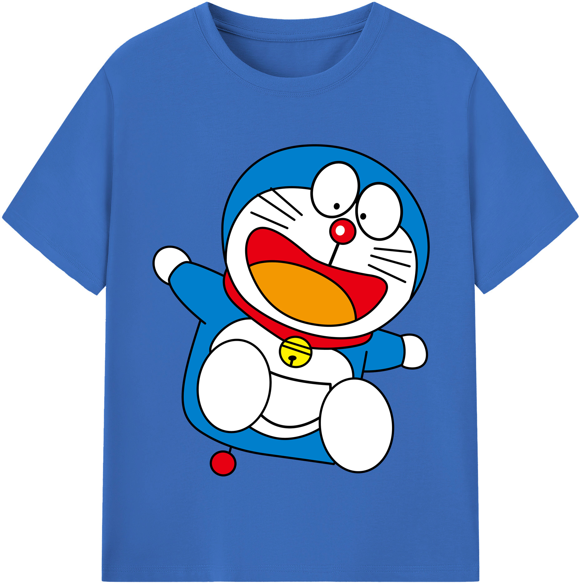 （画像用） ドラえもん Doraemon 綿100％半袖Tシャツ（フロントプリント）