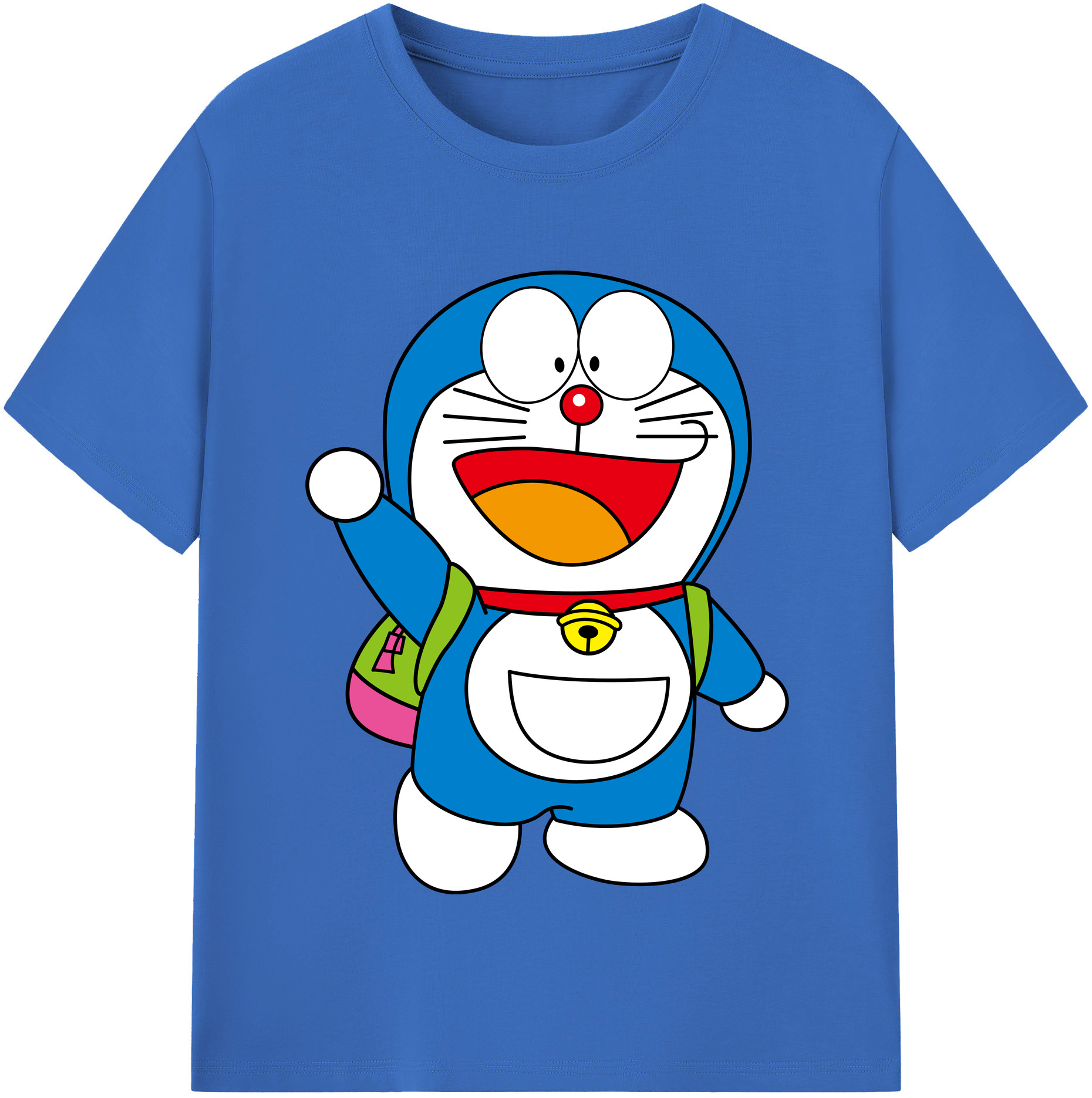 （画像用） ドラえもん Doraemon 綿100％半袖Tシャツ（フロントプリント）
