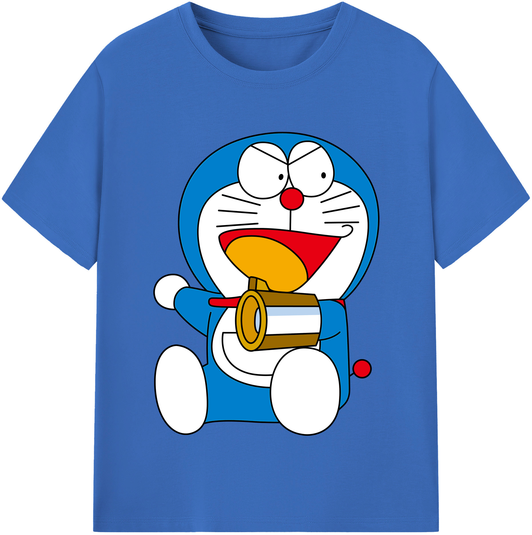 （画像用） ドラえもん Doraemon 綿100％半袖Tシャツ（フロントプリント）