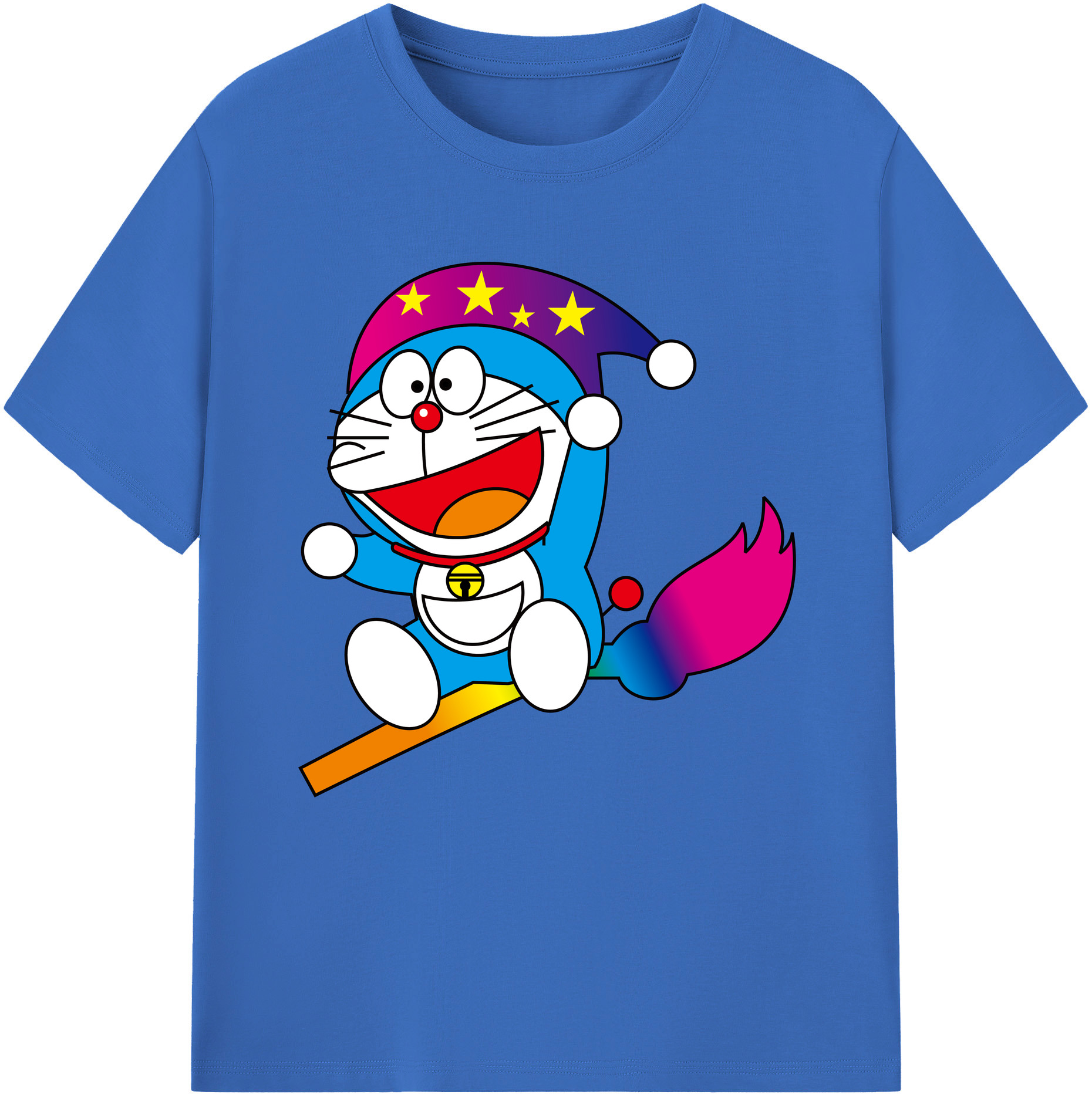 （画像用） ドラえもん Doraemon 綿100％半袖Tシャツ（フロントプリント）