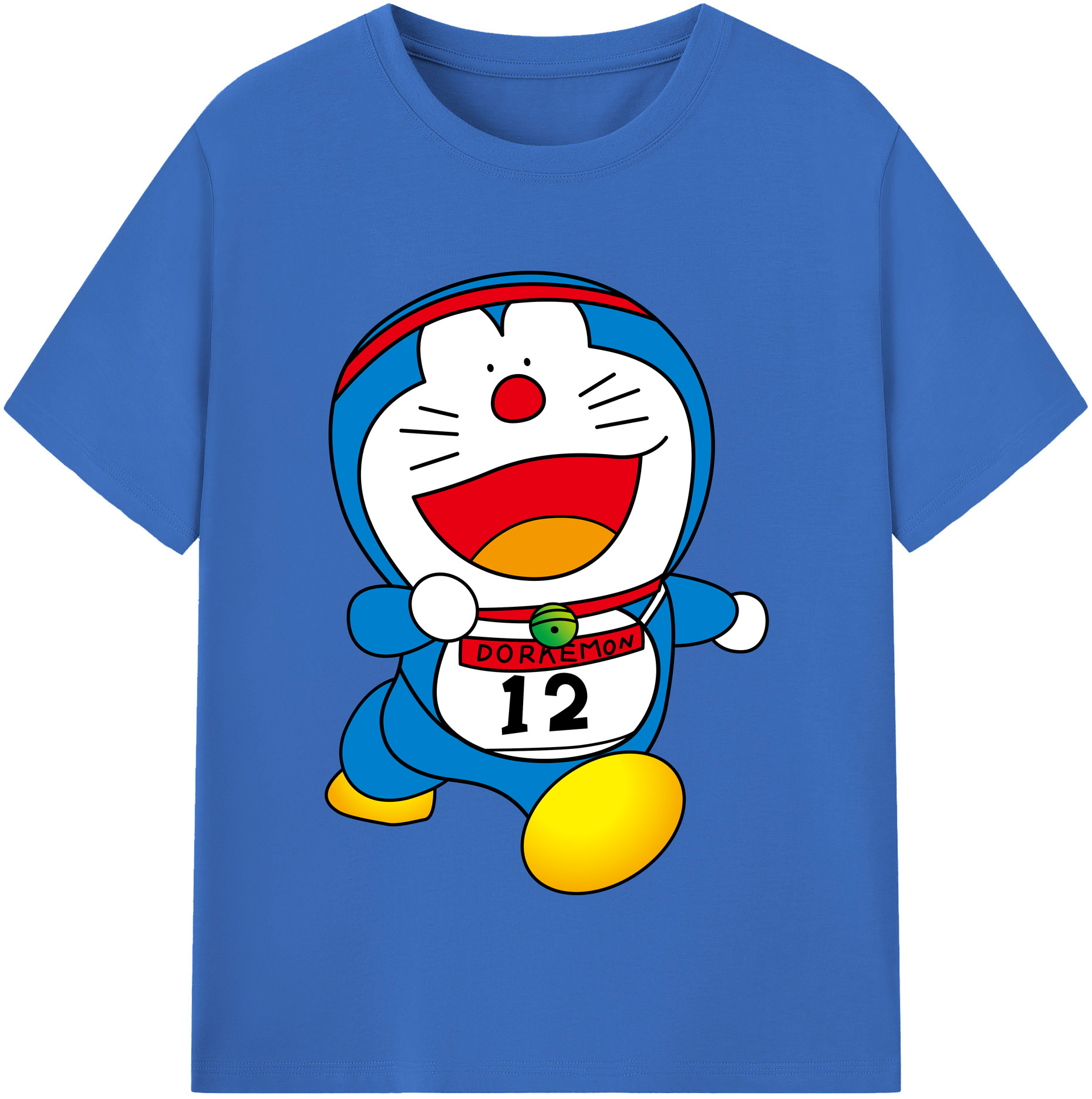 （画像用） ドラえもん Doraemon 綿100％半袖Tシャツ（フロントプリント）