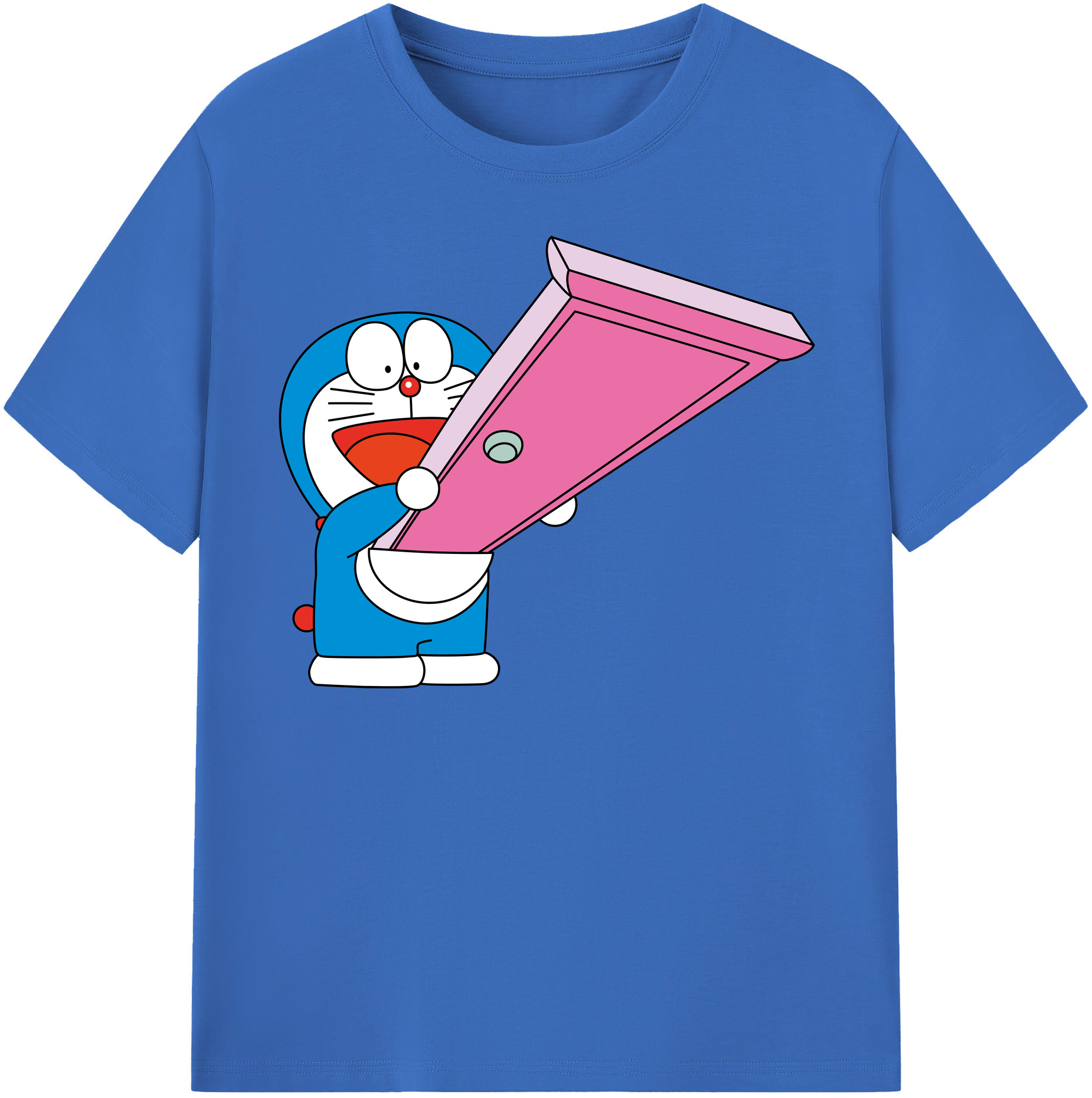 （画像用） ドラえもん Doraemon 綿100％半袖Tシャツ（フロントプリント）