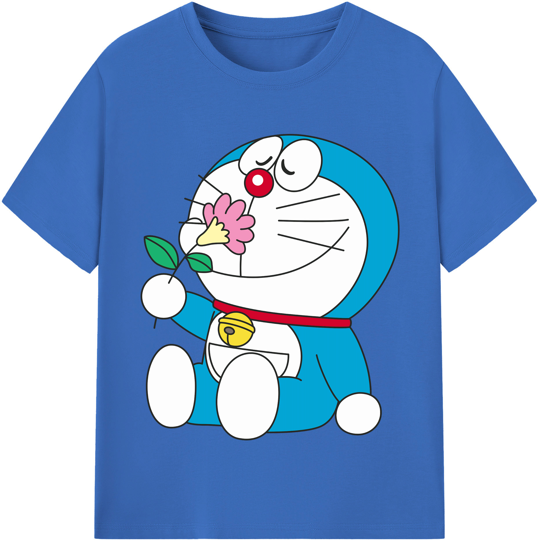 （画像用） ドラえもん Doraemon 綿100％半袖Tシャツ（フロントプリント）