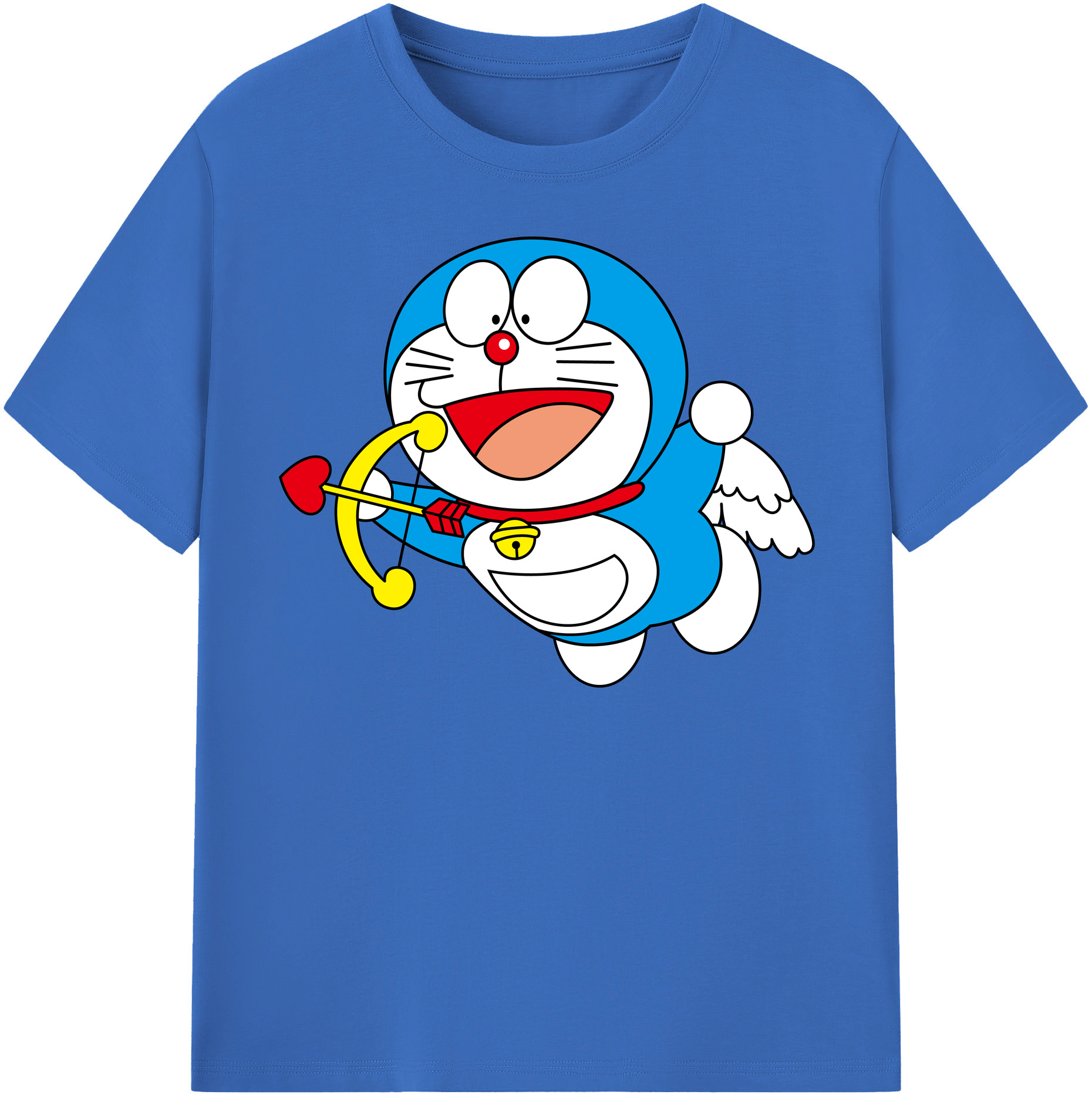 （画像用） ドラえもん Doraemon 綿100％半袖Tシャツ（フロントプリント）