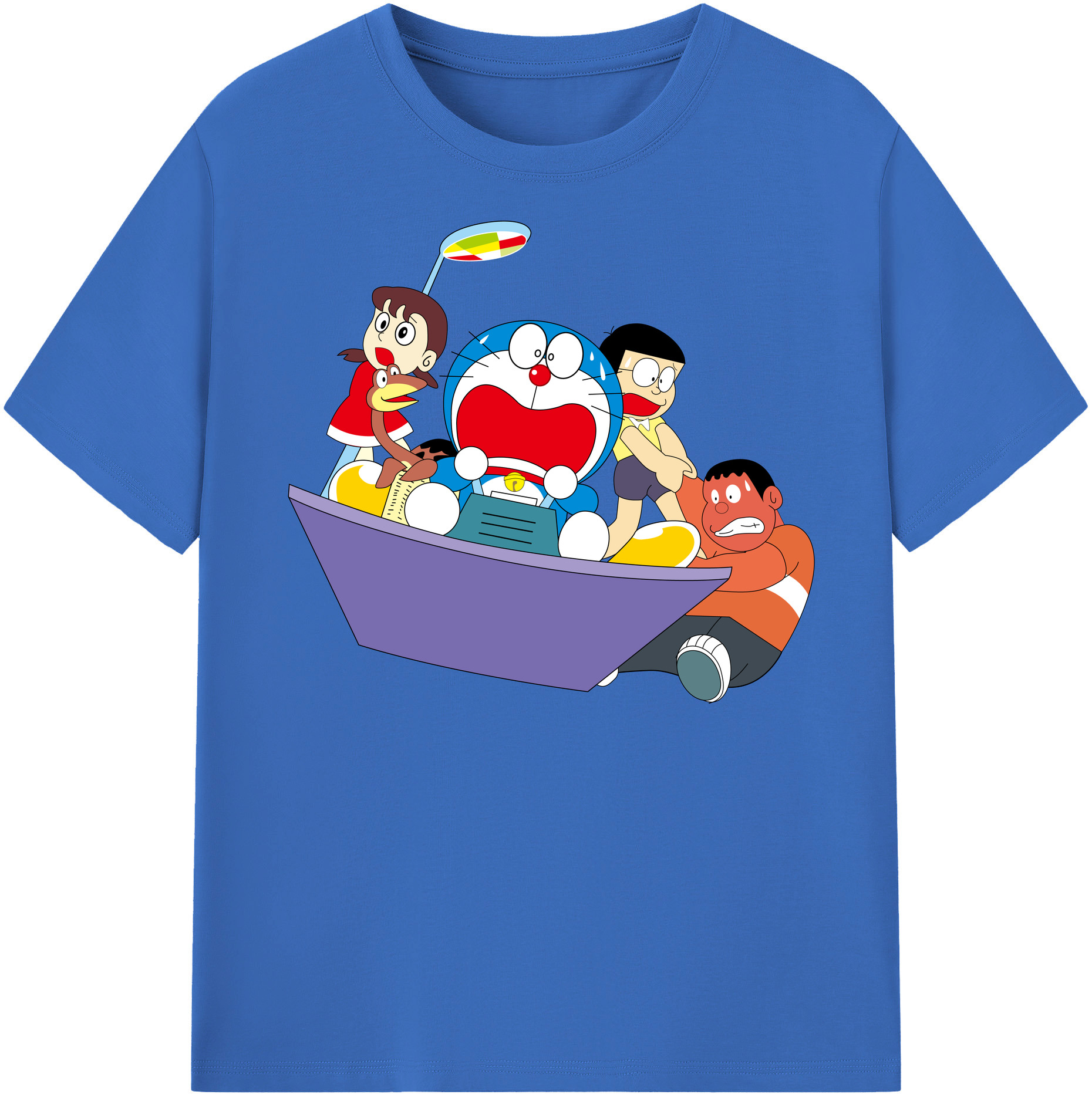 （画像用） ドラえもん Doraemon 綿100％半袖Tシャツ（フロントプリント）