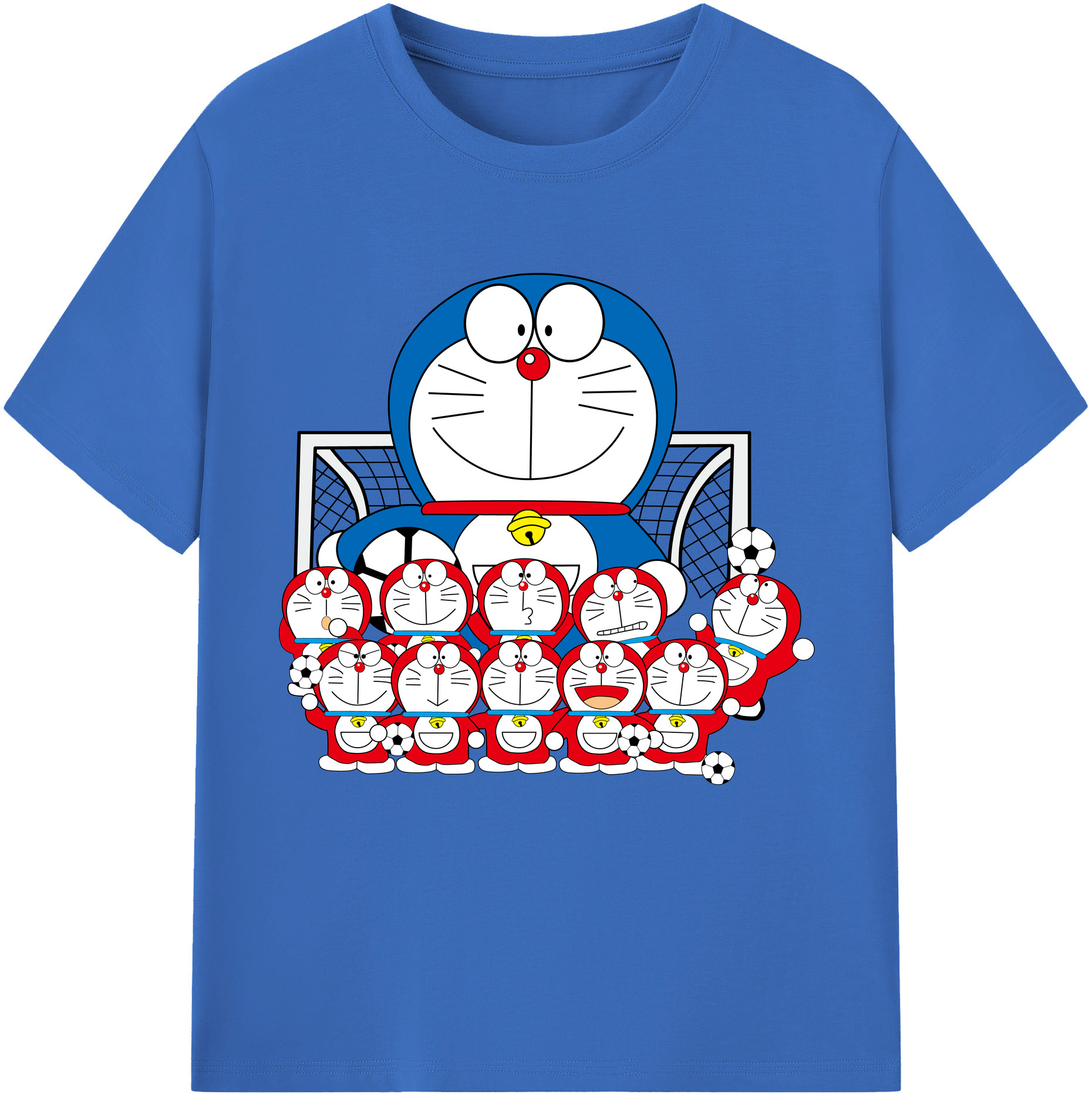 （画像用） ドラえもん Doraemon 綿100％半袖Tシャツ（フロントプリント）