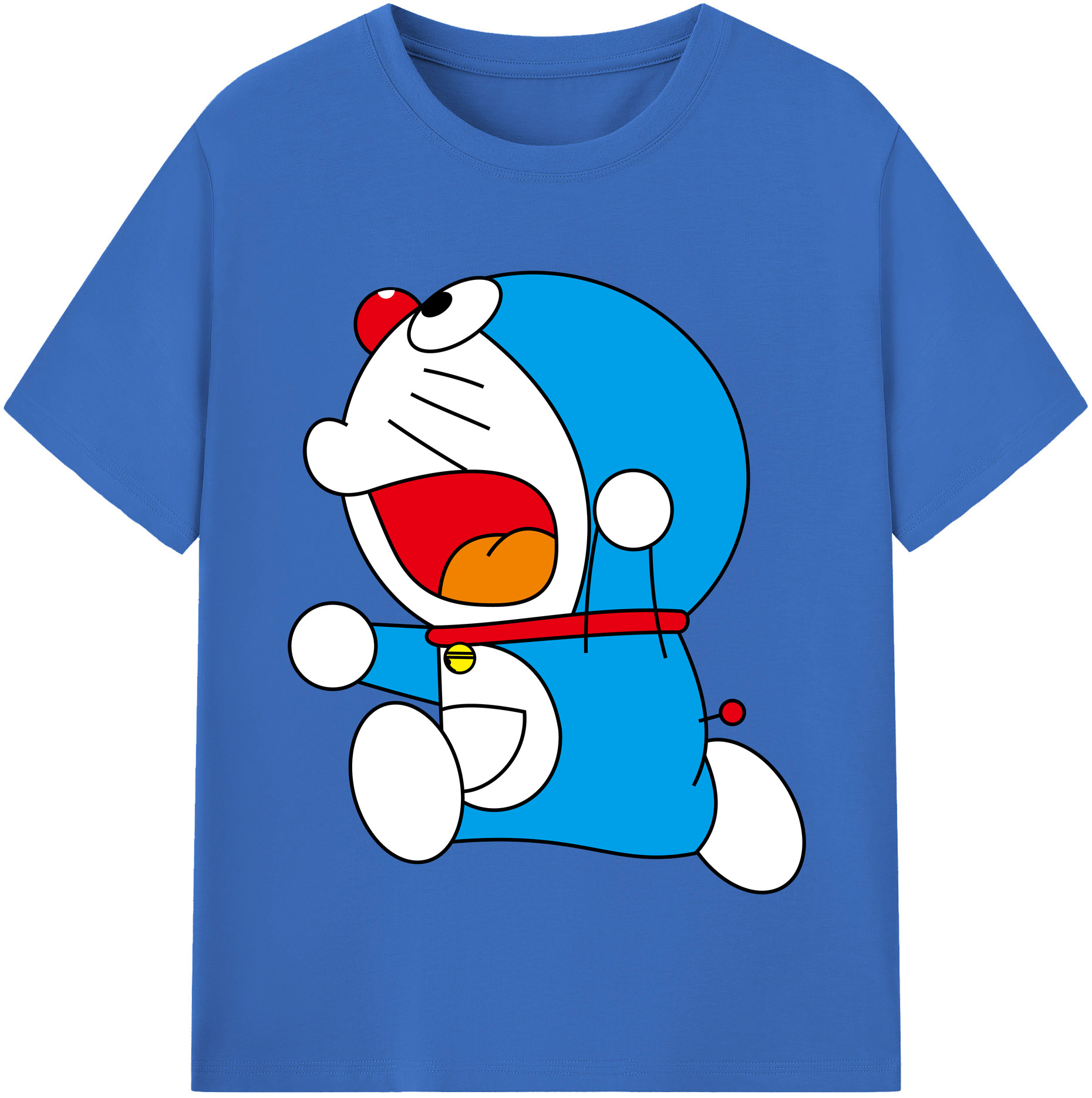 （画像用） ドラえもん Doraemon 綿100％半袖Tシャツ（フロントプリント）