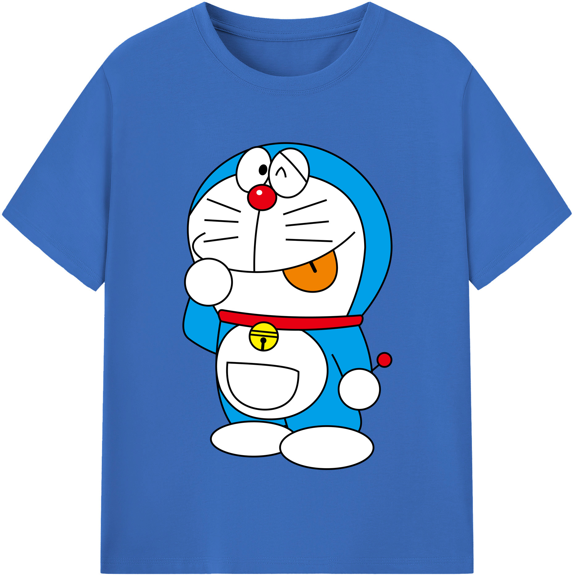 （画像用） ドラえもん Doraemon 綿100％半袖Tシャツ（フロントプリント）
