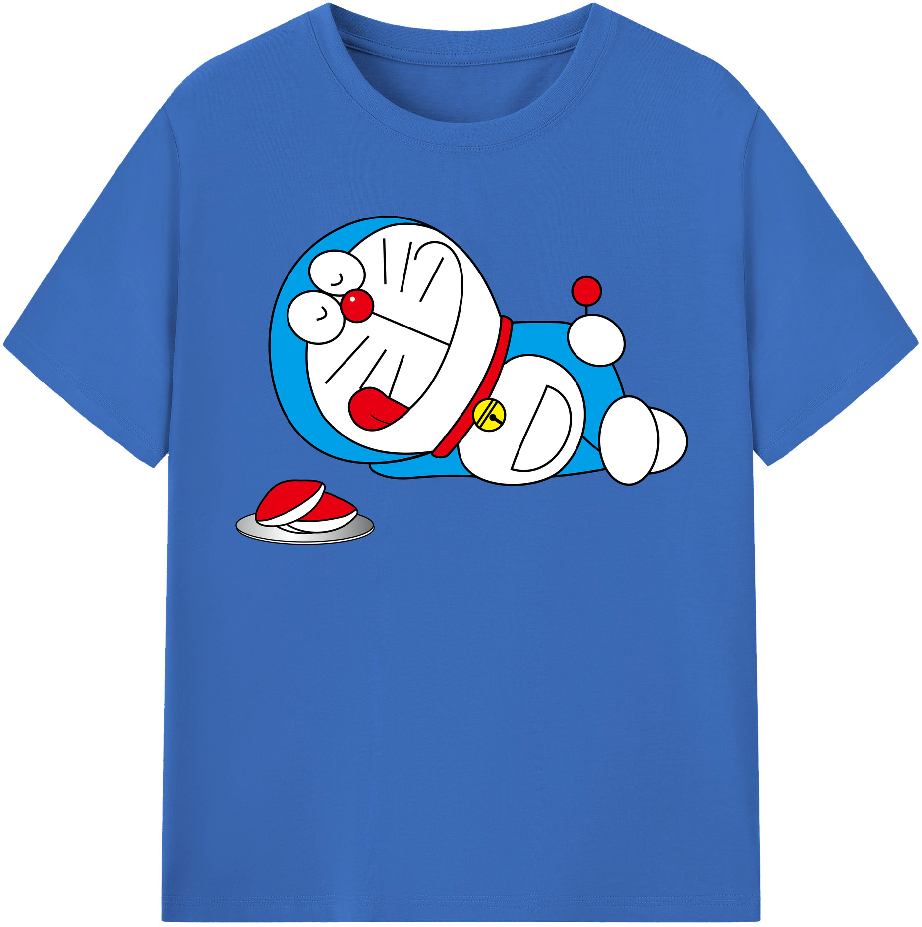 （画像用） ドラえもん Doraemon 綿100％半袖Tシャツ（フロントプリント）