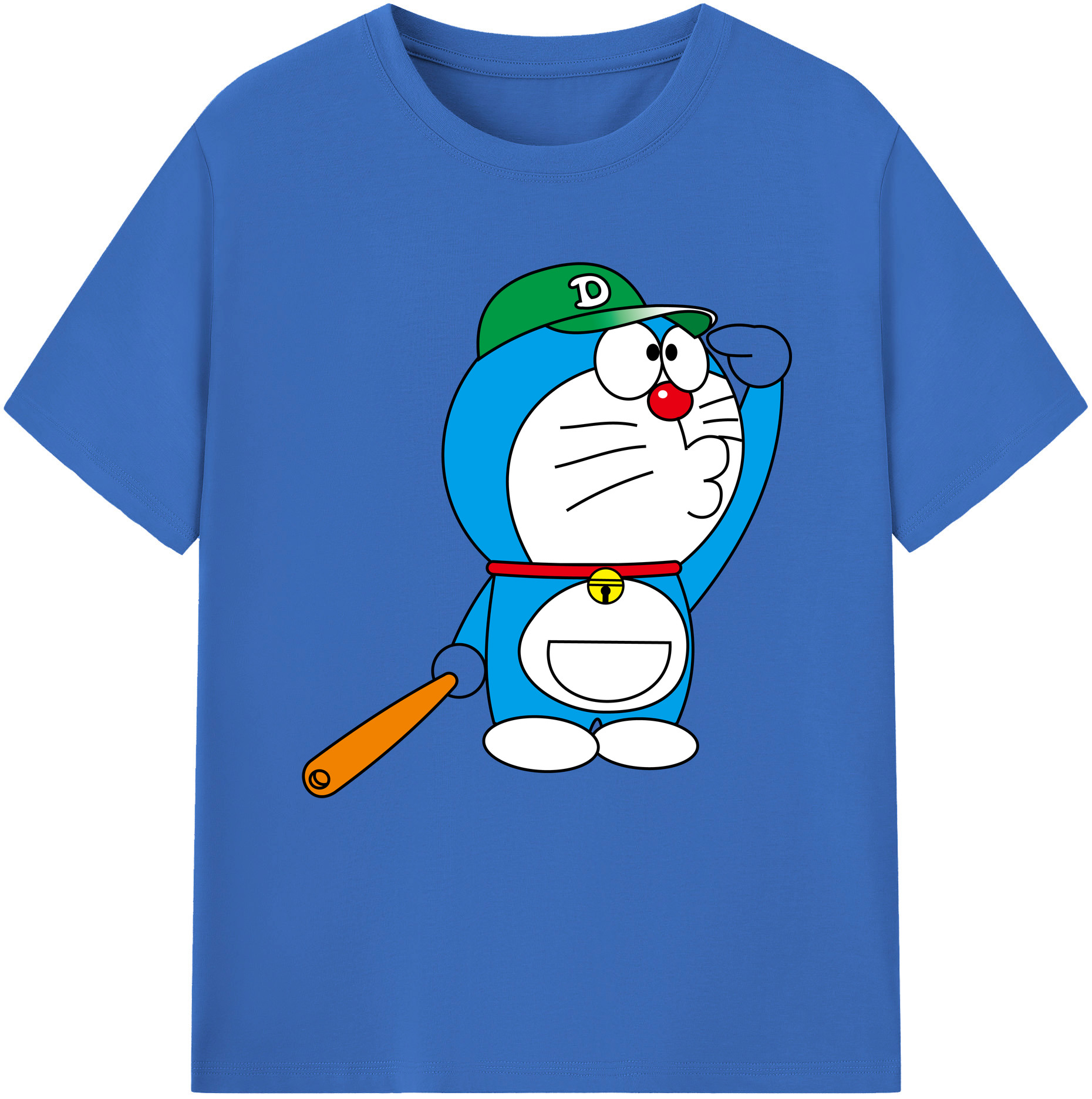（画像用） ドラえもん Doraemon 綿100％半袖Tシャツ（フロントプリント）