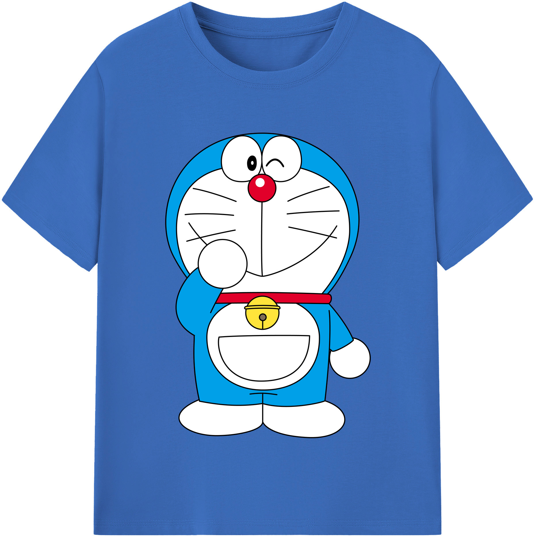 （画像用） ドラえもん Doraemon 綿100％半袖Tシャツ（フロントプリント）