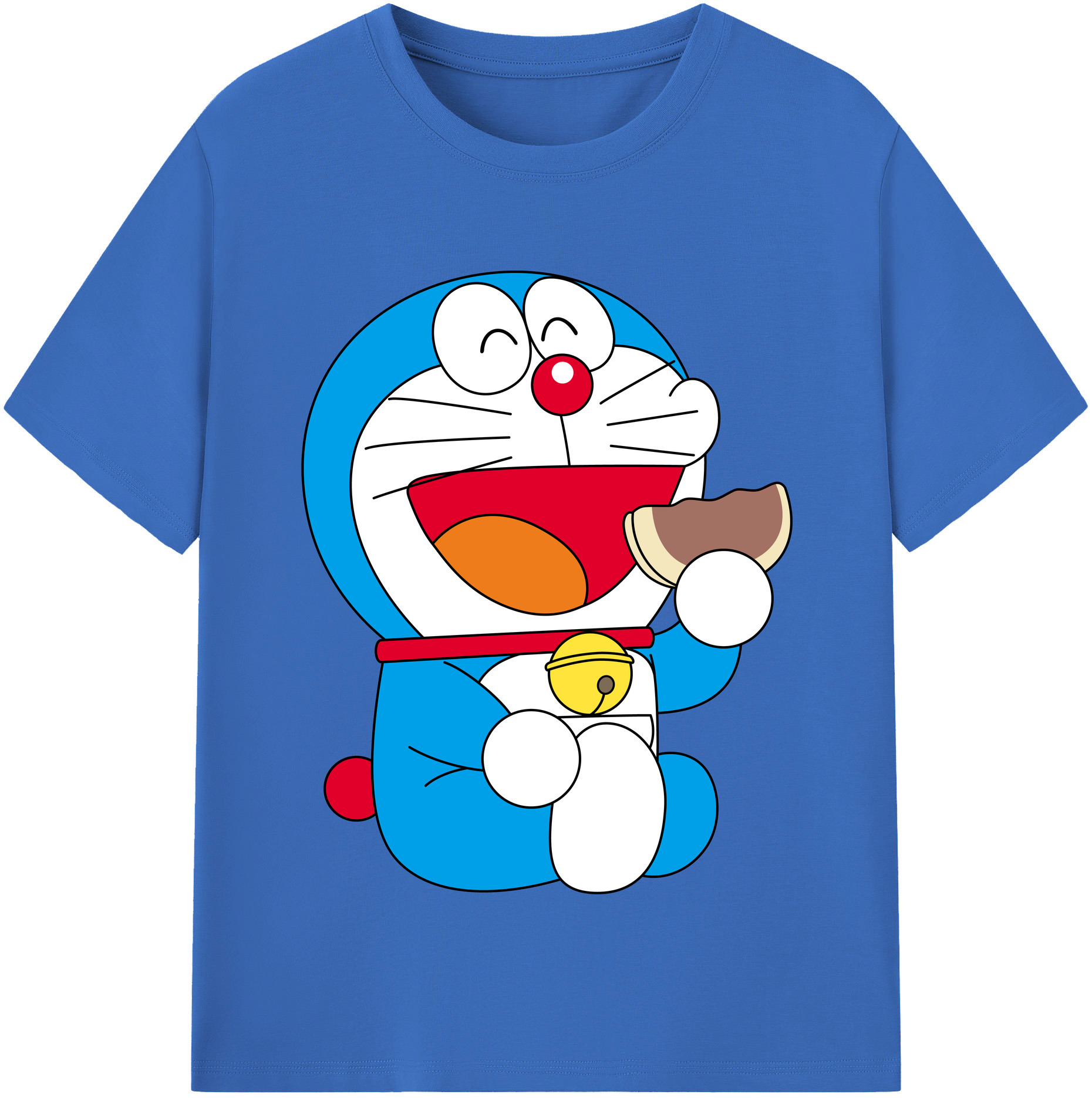 （画像用） ドラえもん Doraemon 綿100％半袖Tシャツ（フロントプリント）