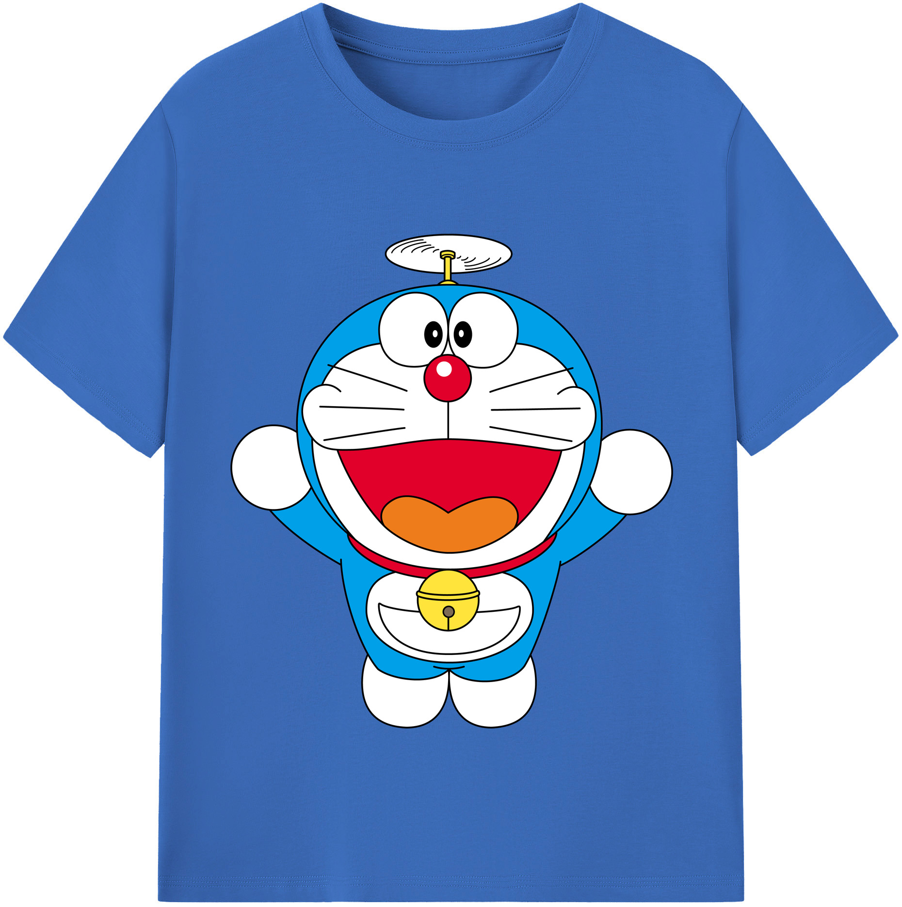 （画像用） ドラえもん Doraemon 綿100％半袖Tシャツ（フロントプリント）