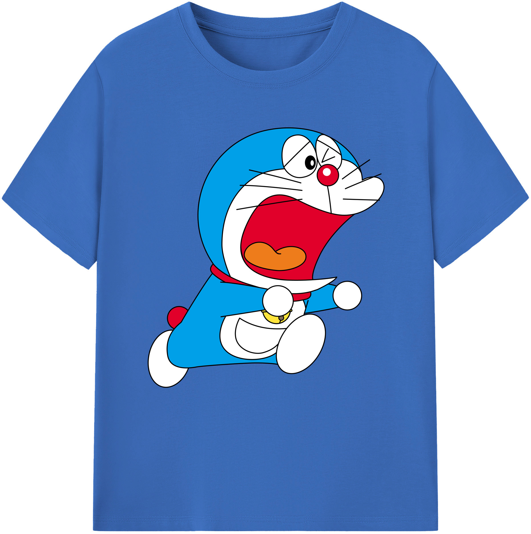 （画像用） ドラえもん Doraemon 綿100％半袖Tシャツ（フロントプリント）