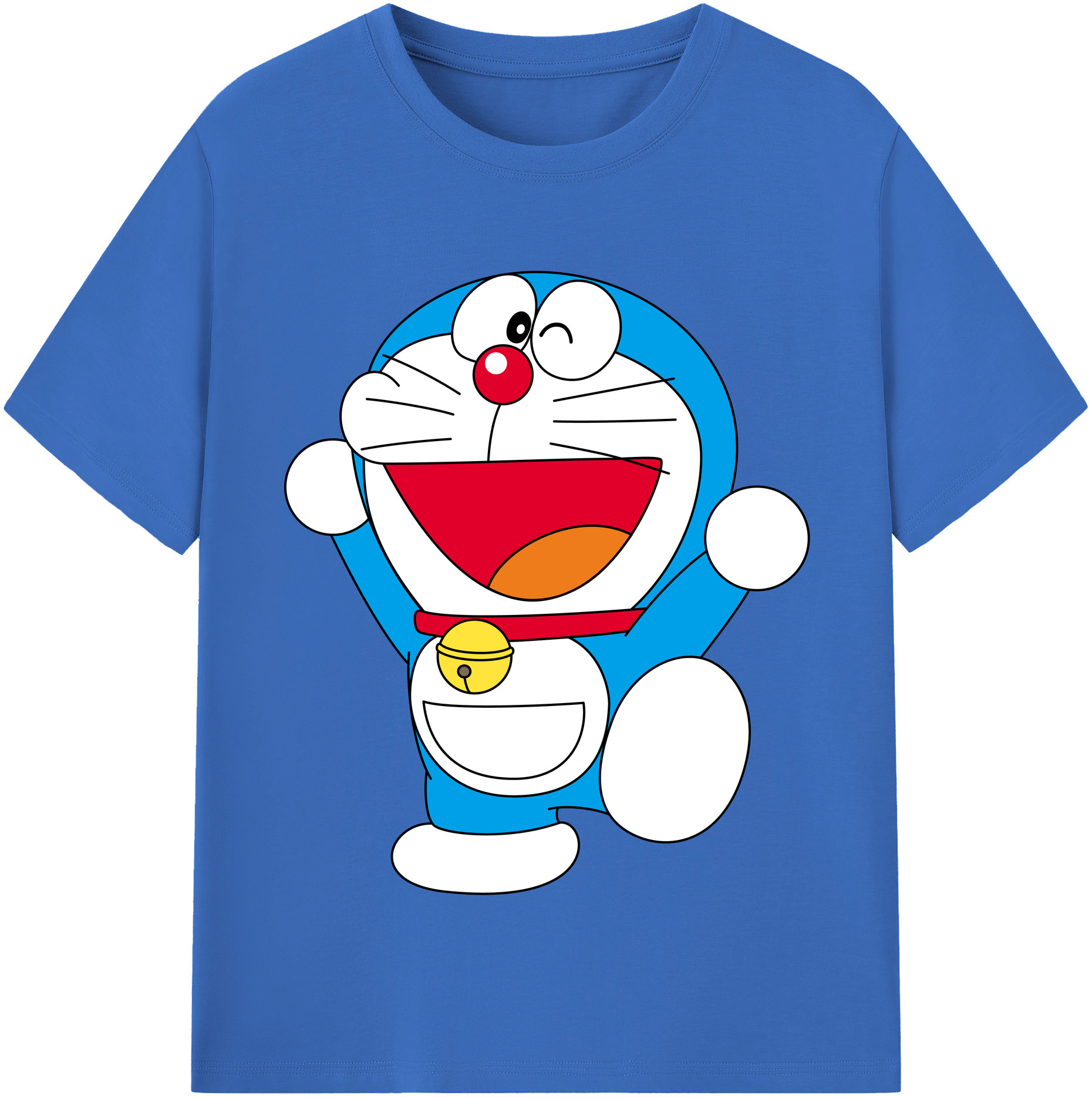 （画像用） ドラえもん Doraemon 綿100％半袖Tシャツ（フロントプリント）