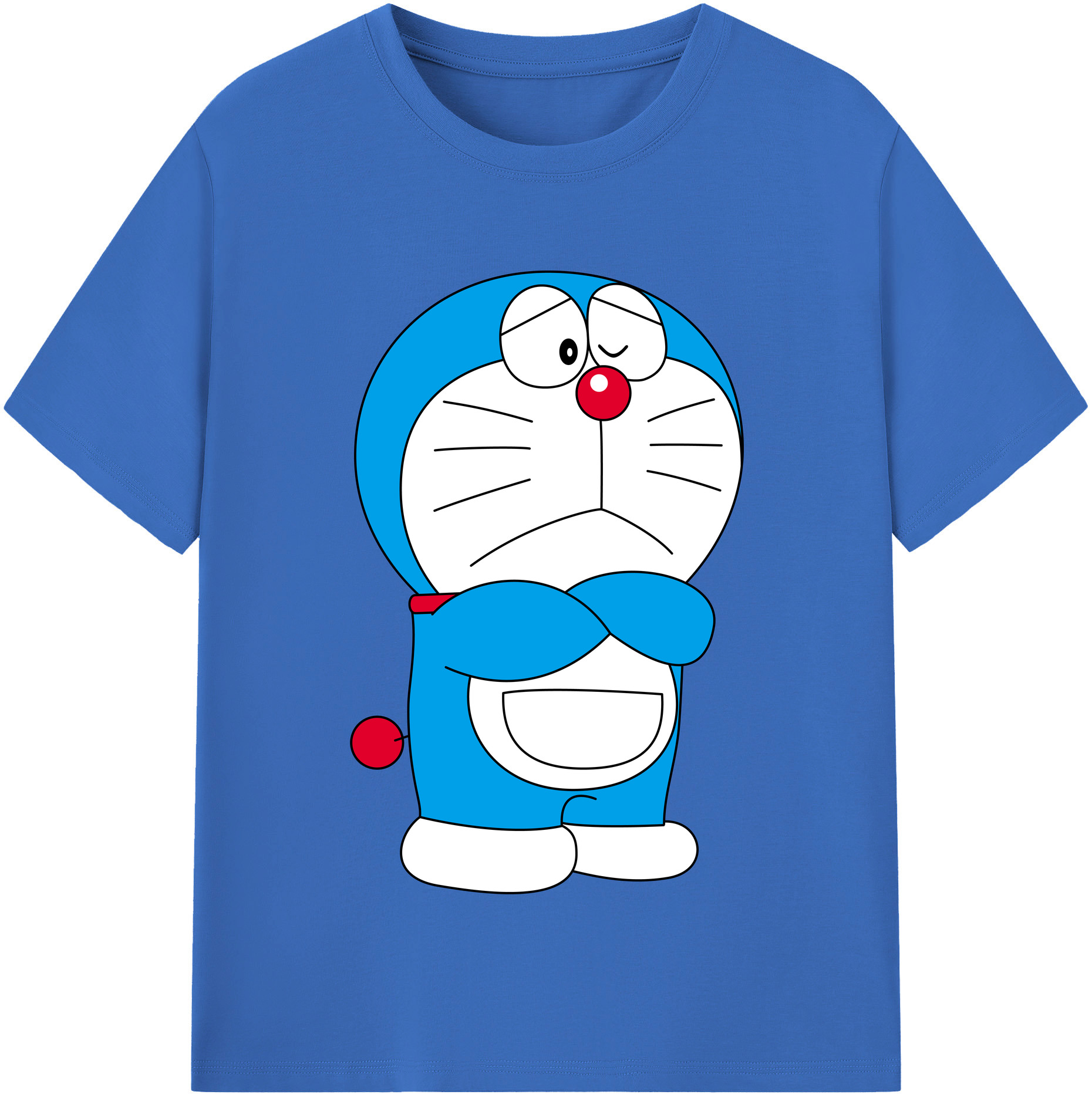 （画像用） ドラえもん Doraemon 綿100％半袖Tシャツ（フロントプリント）