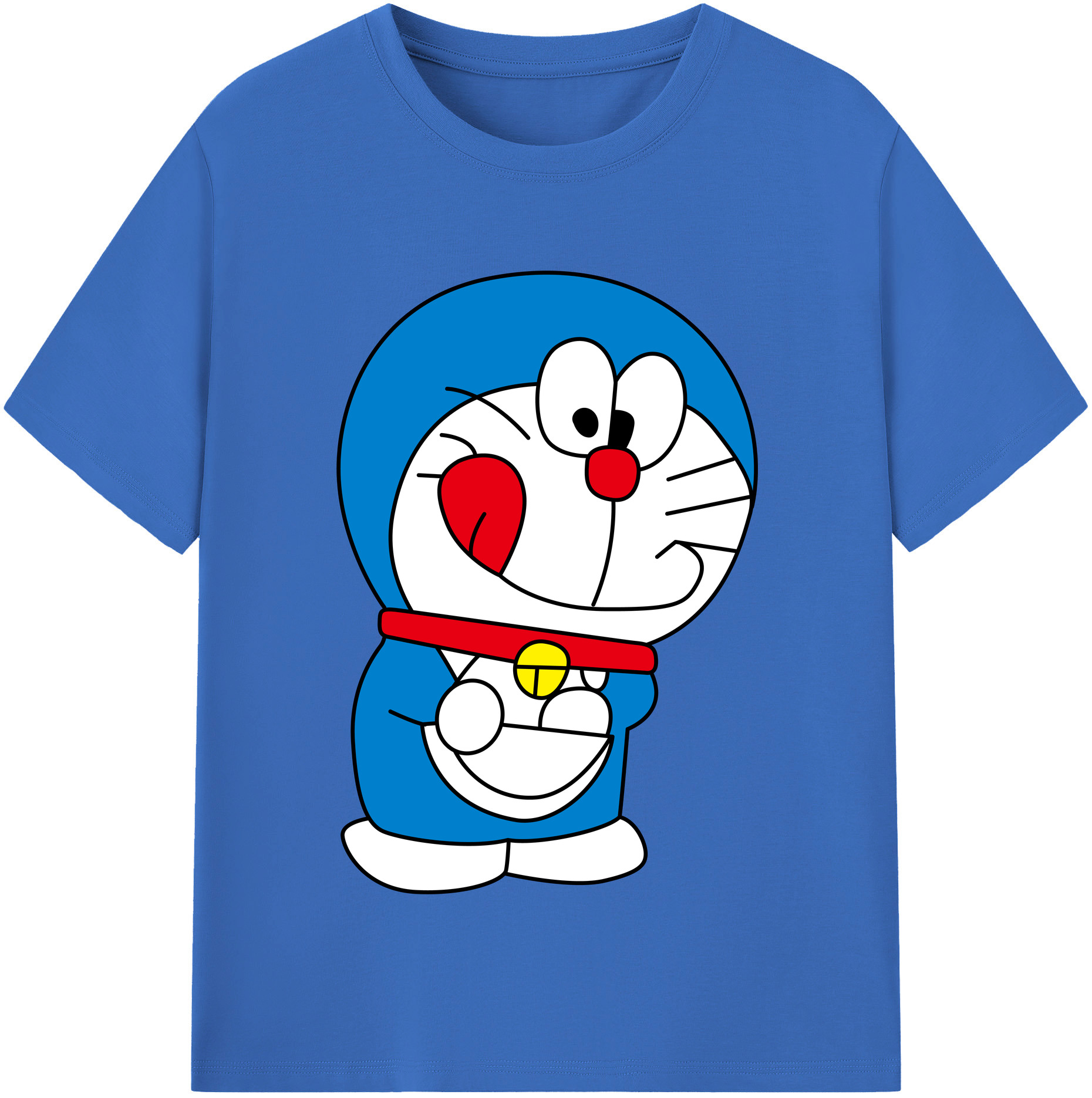（画像用） ドラえもん Doraemon 綿100％半袖Tシャツ（フロントプリント）