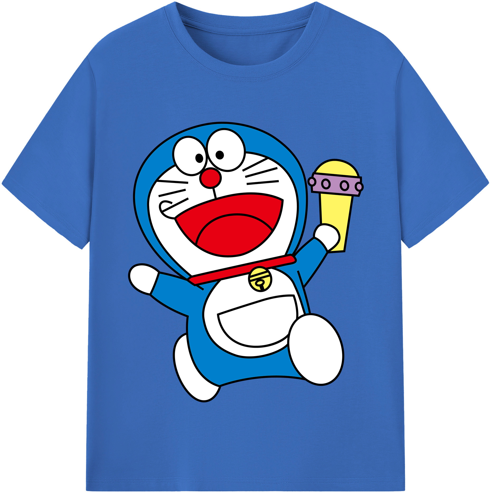 （画像用） ドラえもん Doraemon 綿100％半袖Tシャツ（フロントプリント）