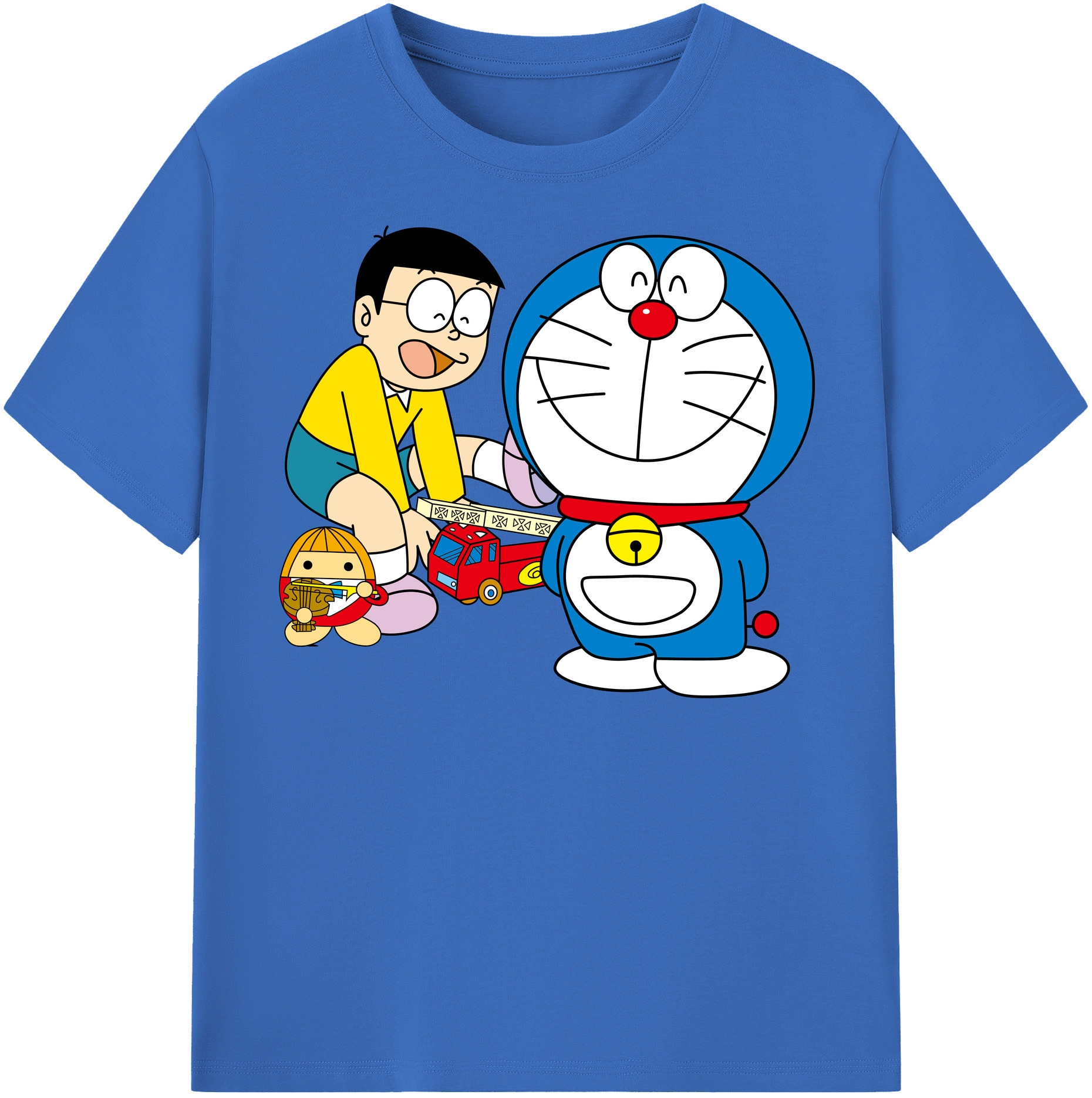 （画像用） ドラえもん Doraemon 綿100％半袖Tシャツ（フロントプリント）