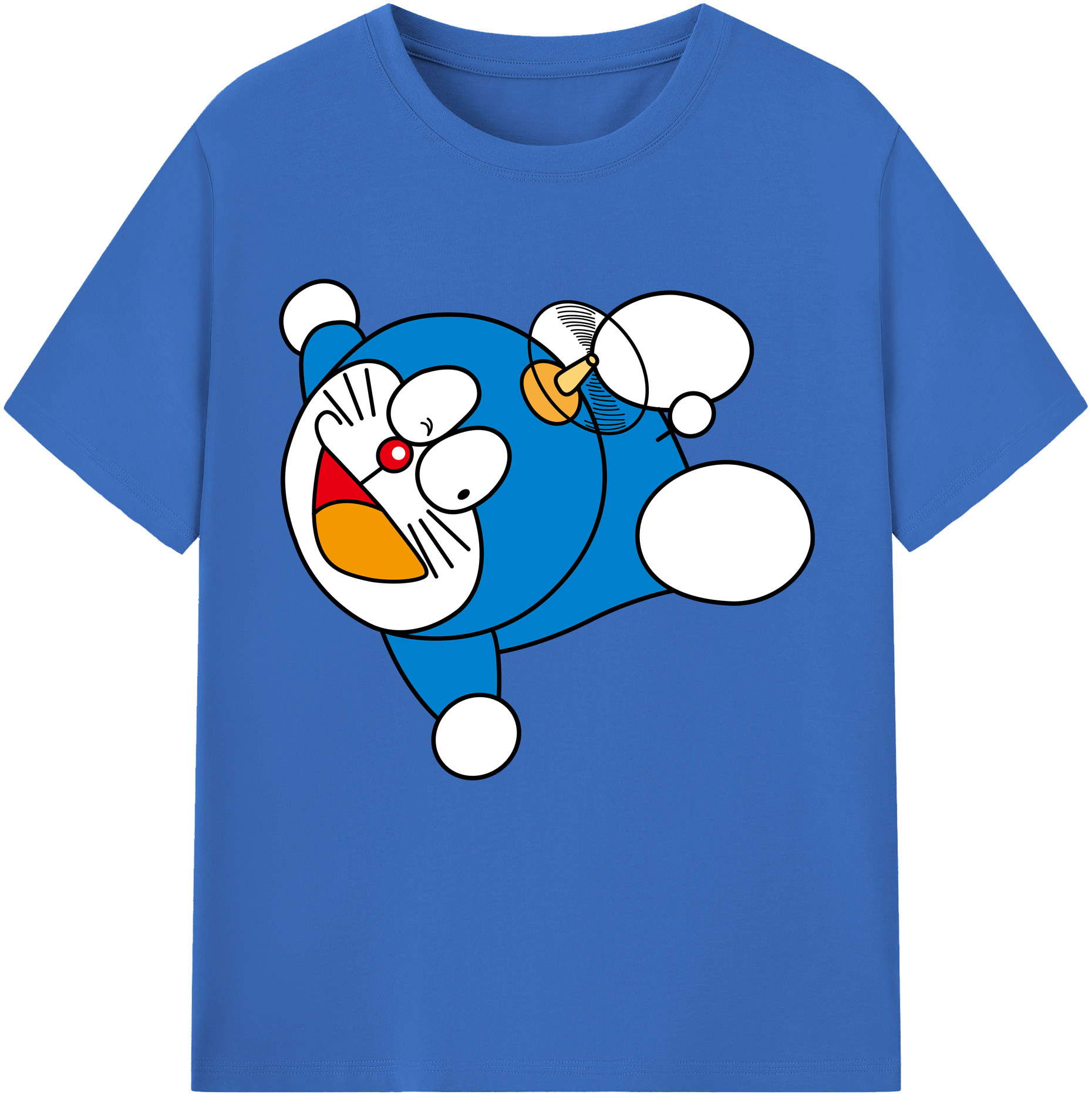 （画像用） ドラえもん Doraemon 綿100％半袖Tシャツ（フロントプリント）