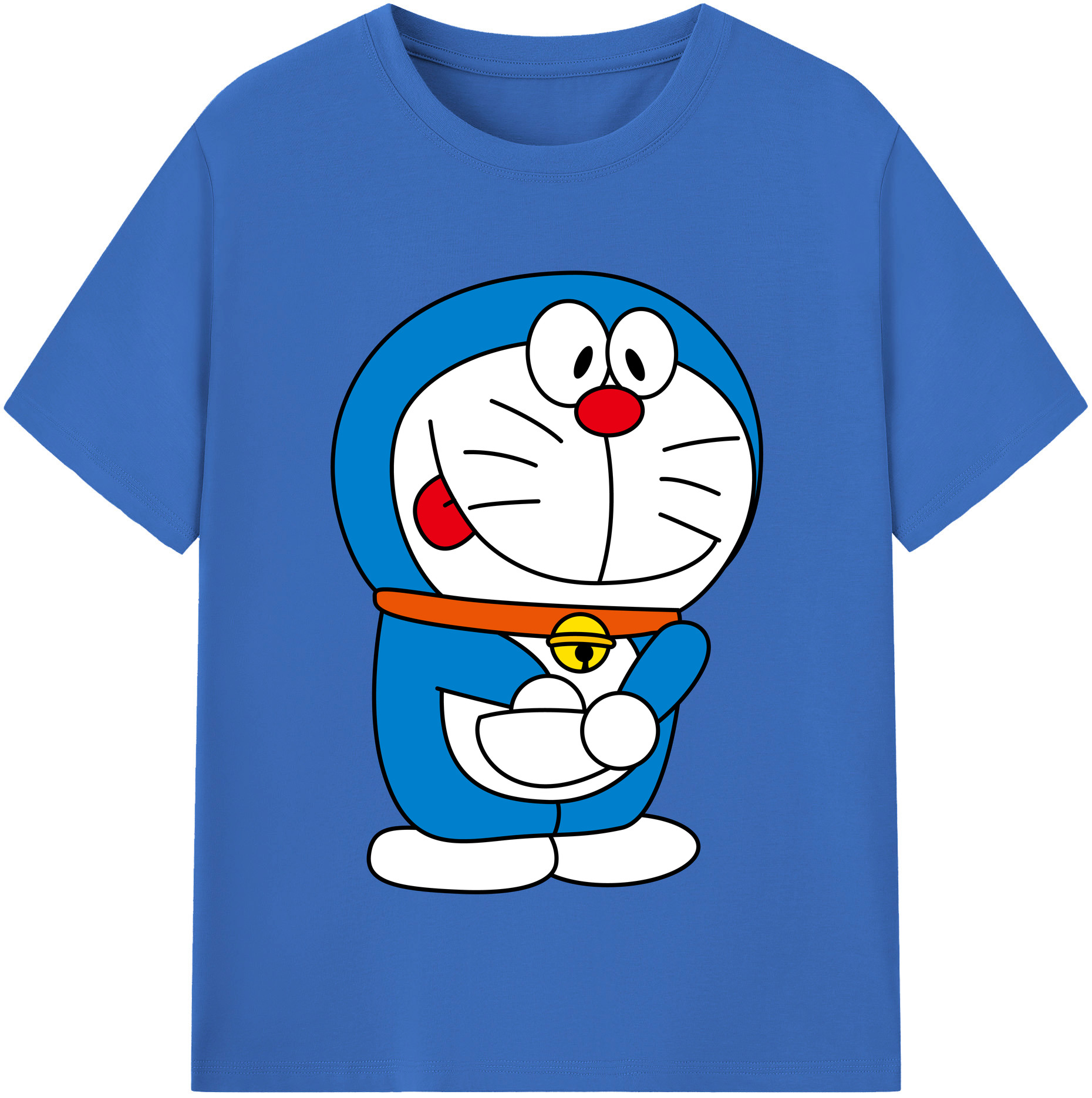 （画像用） ドラえもん Doraemon 綿100％半袖Tシャツ（フロントプリント）
