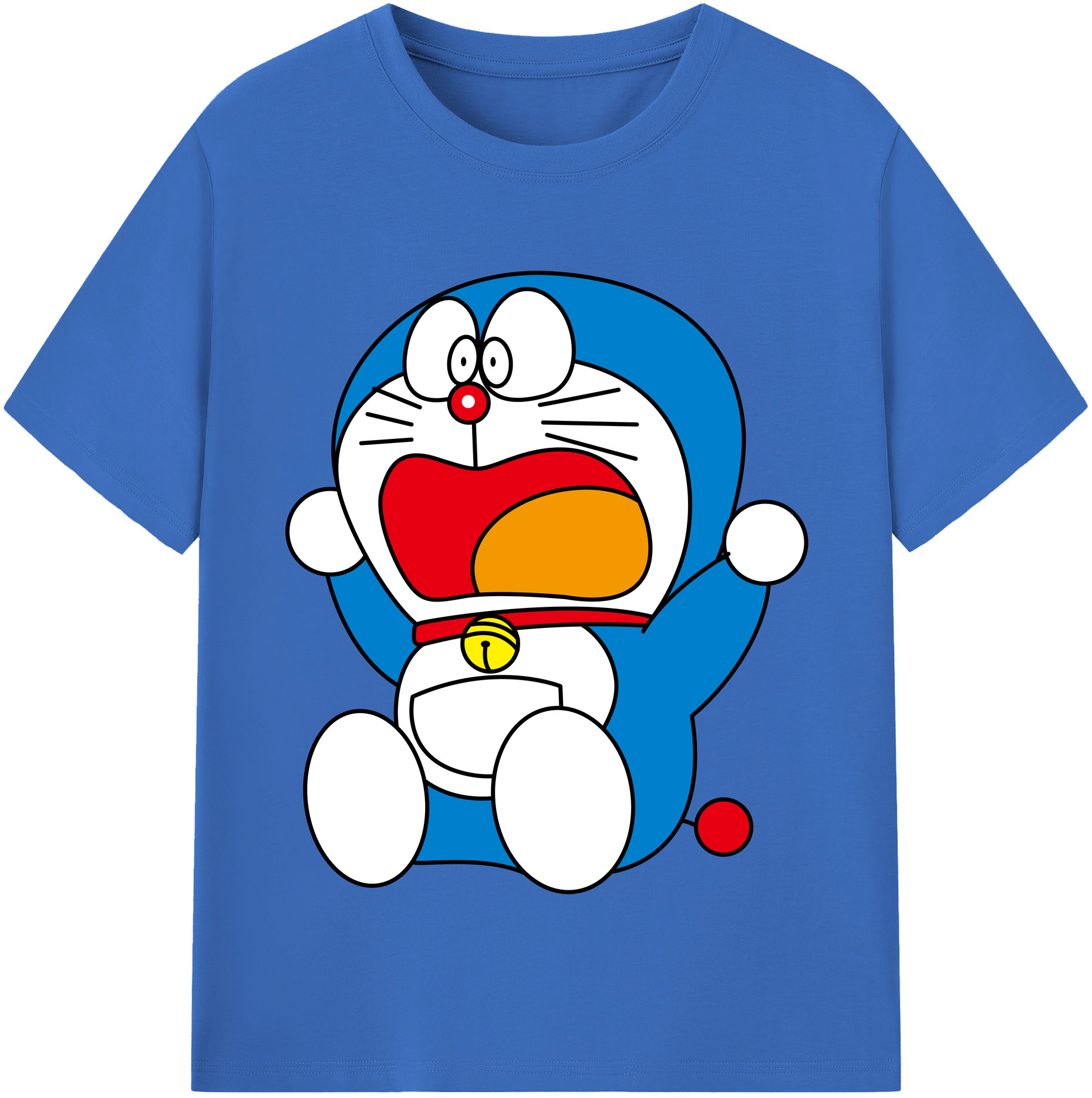 （画像用） ドラえもん Doraemon 綿100％半袖Tシャツ（フロントプリント）