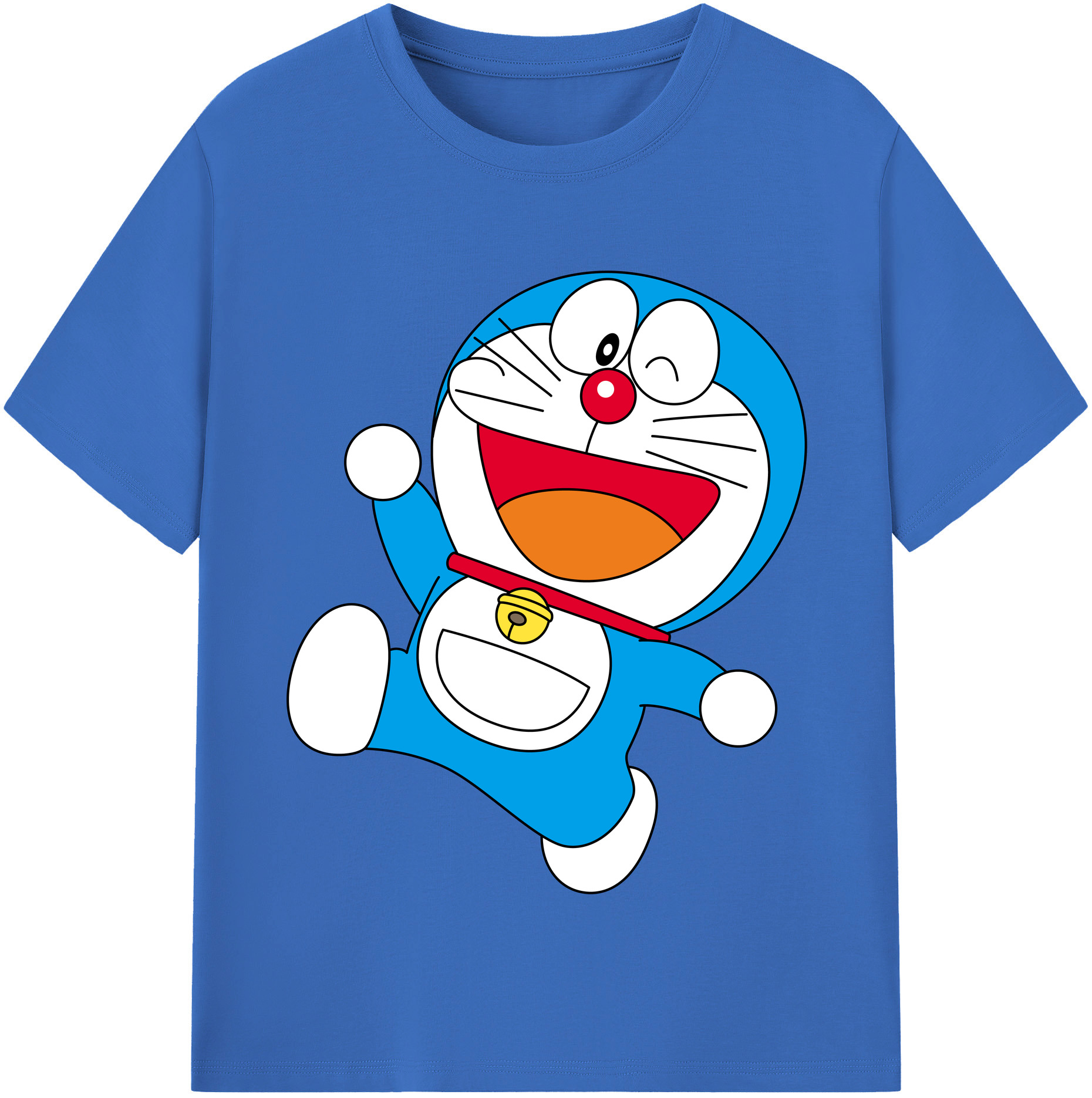 （画像用） ドラえもん Doraemon 綿100％半袖Tシャツ（フロントプリント）