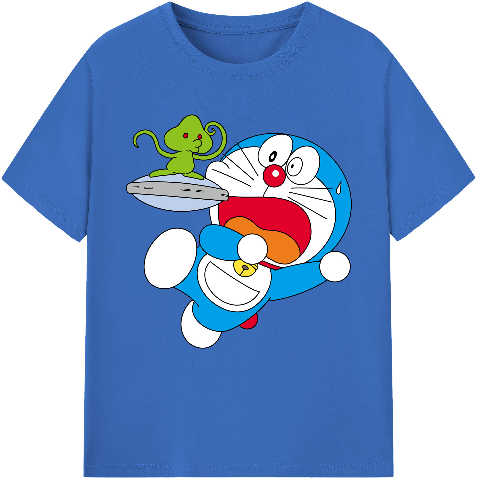 （画像用） ドラえもん Doraemon 綿100％半袖Tシャツ（フロントプリント）