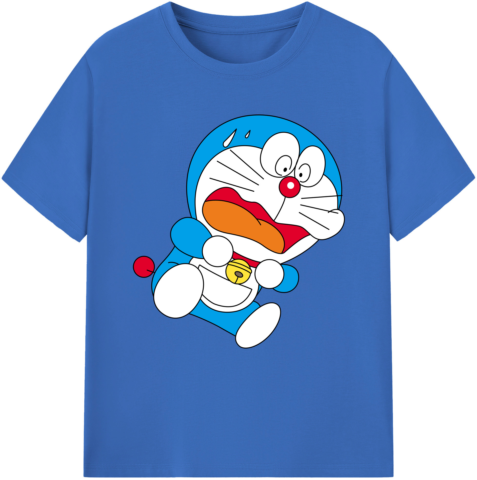 （画像用） ドラえもん Doraemon 綿100％半袖Tシャツ（フロントプリント）